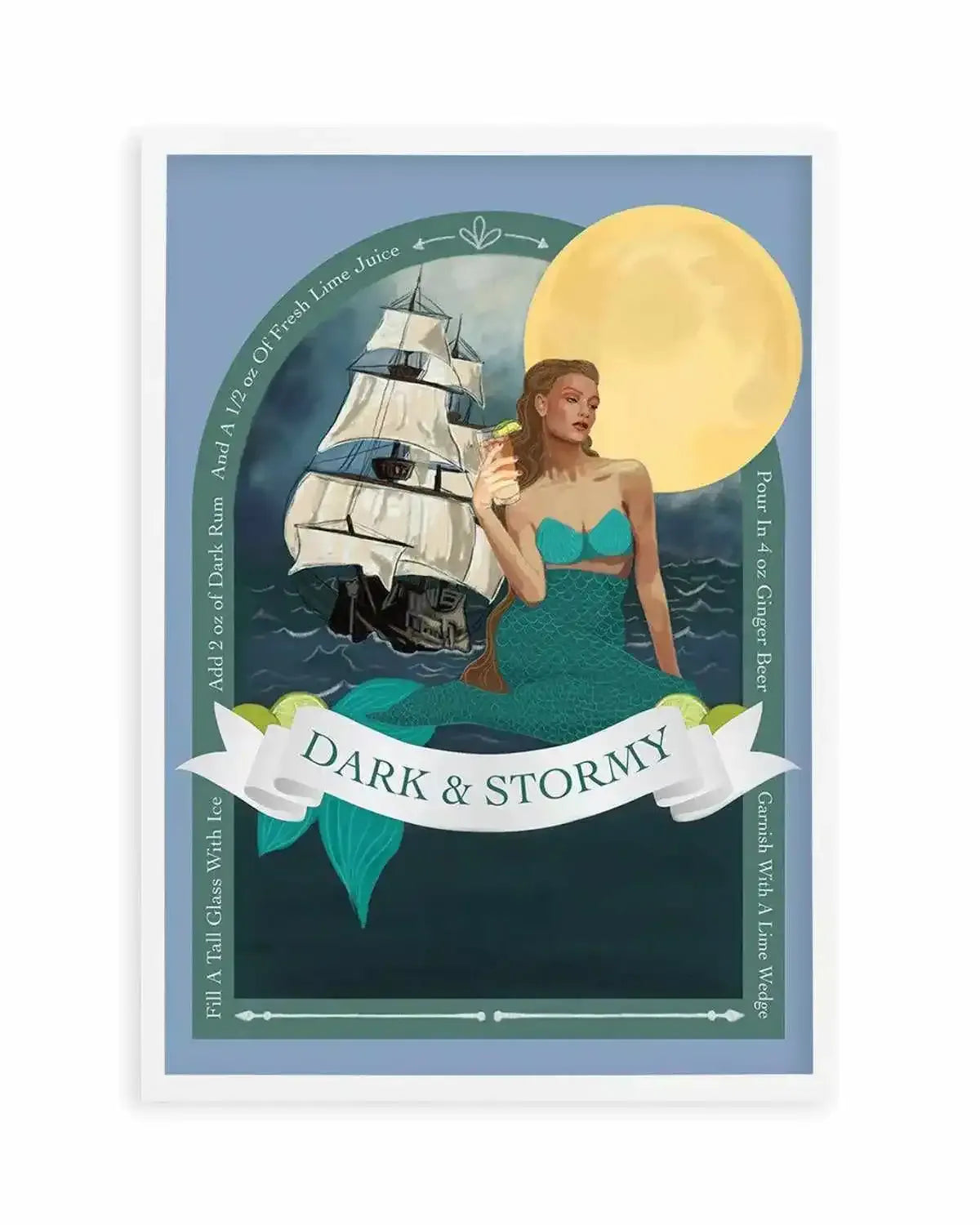 Dark And Stormy By Jenny Liz Rome Art Print from Olive et Oriel where you can shop wallpaper and artworks online