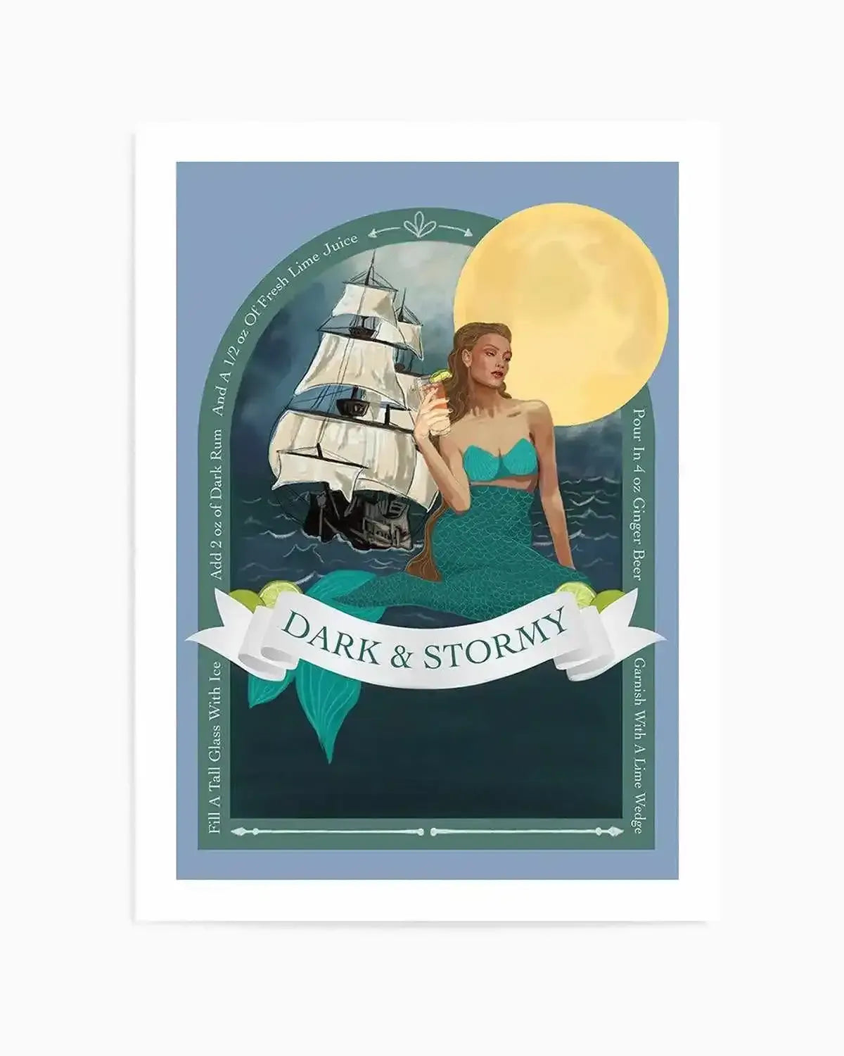 Dark And Stormy By Jenny Liz Rome Art Print from Olive et Oriel where you can shop wallpaper and artworks online