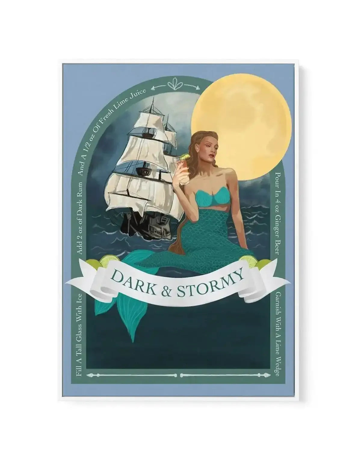 Dark And Stormy By Jenny Liz Rome | Framed Canvas-CANVAS-You can shop wall art online with Olive et Oriel for everything from abstract art to fun kids wall art. Our beautiful modern art prints and canvas art are available from large canvas prints to wall art paintings and our proudly Australian artwork collection offers only the highest quality framed large wall art and canvas art Australia - You can buy fashion photography prints or Hampton print posters and paintings on canvas from Olive et Or