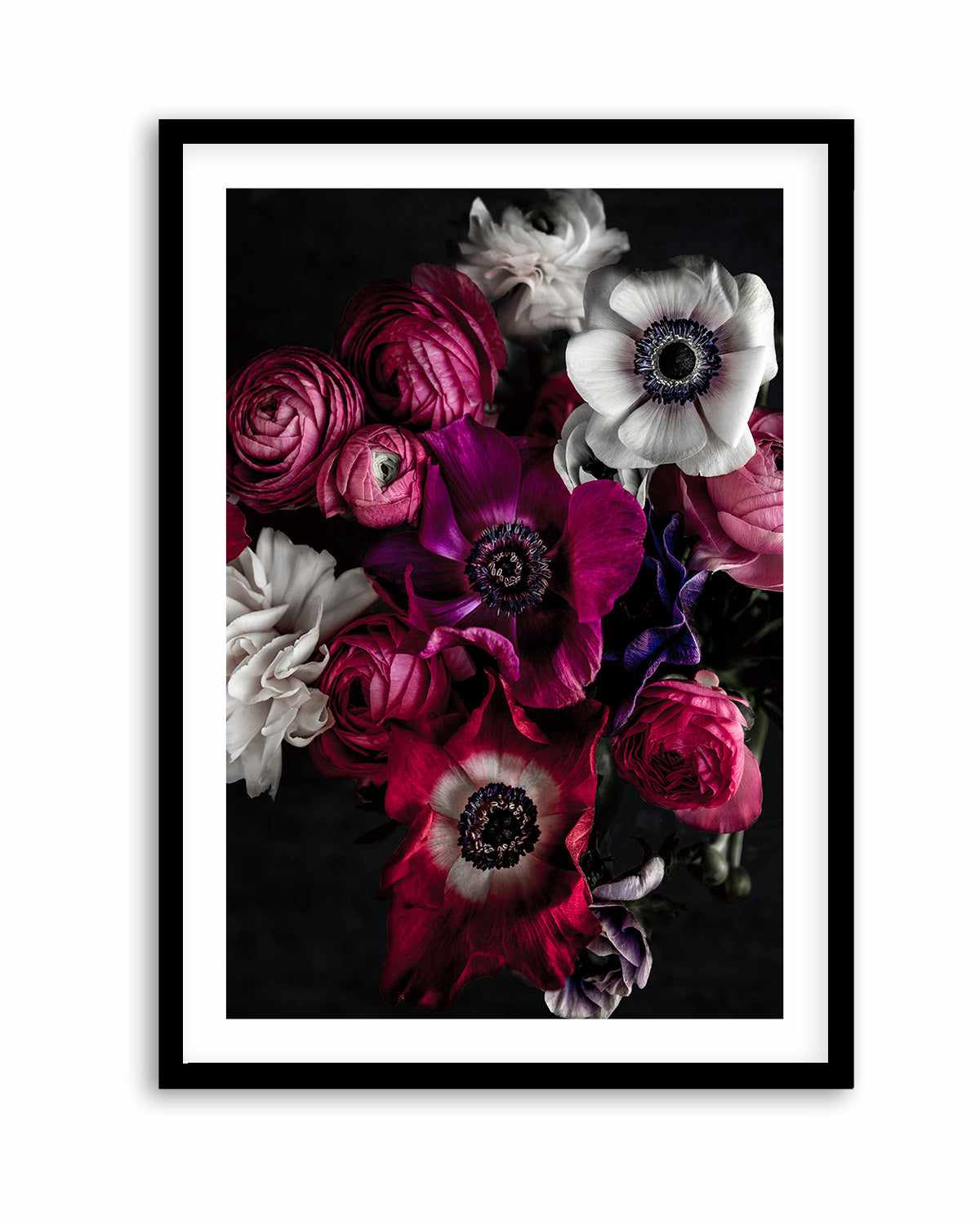 Dark Flowers 1 By Mareiker Bohmer | Art Print from Olive et Oriel where you can shop wallpaper and artworks online