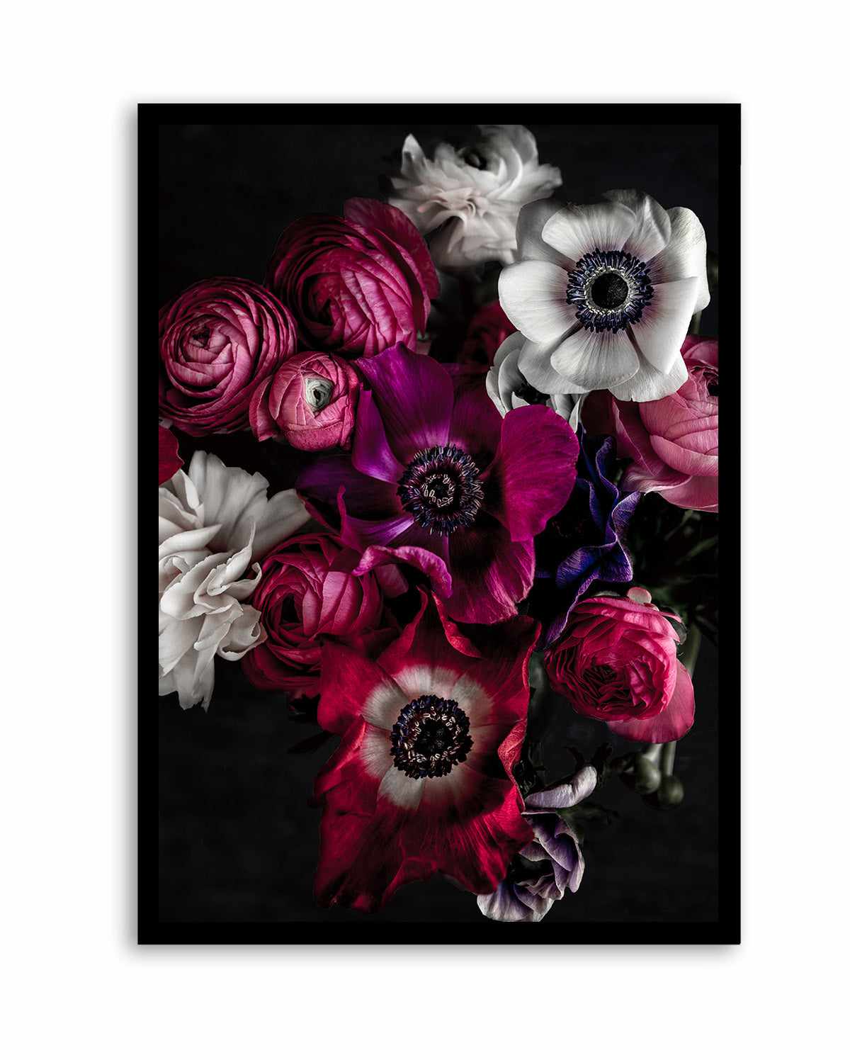 Dark Flowers 1 By Mareiker Bohmer | Art Print from Olive et Oriel where you can shop wallpaper and artworks online