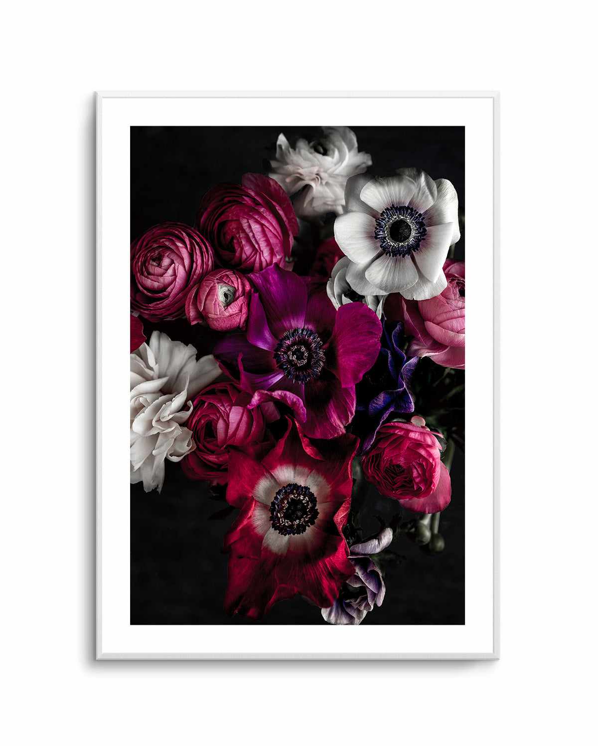 Dark Flowers 1 By Mareiker Bohmer | Art Print from Olive et Oriel where you can shop wallpaper and artworks online