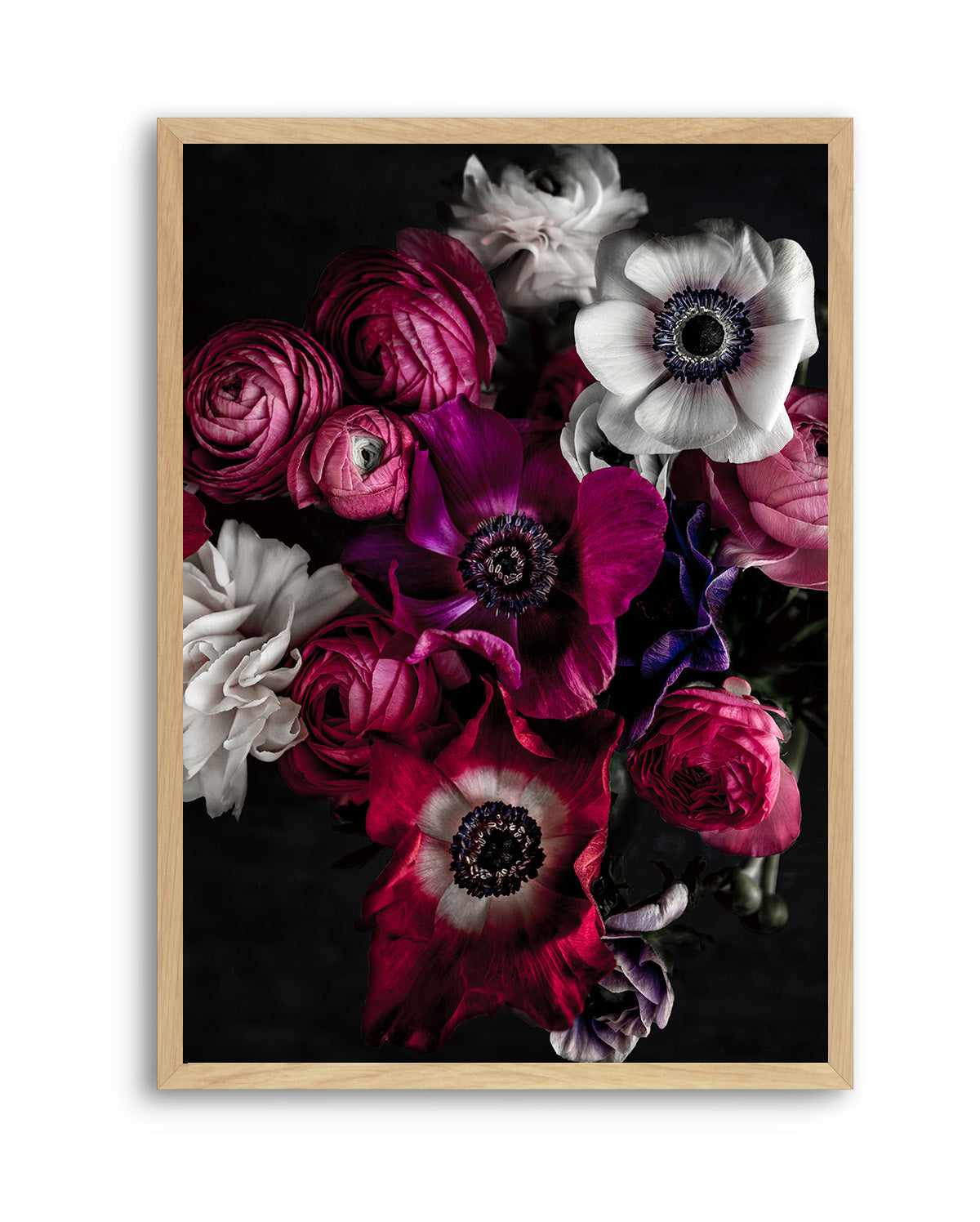 Dark Flowers 1 By Mareiker Bohmer | Art Print from Olive et Oriel where you can shop wallpaper and artworks online