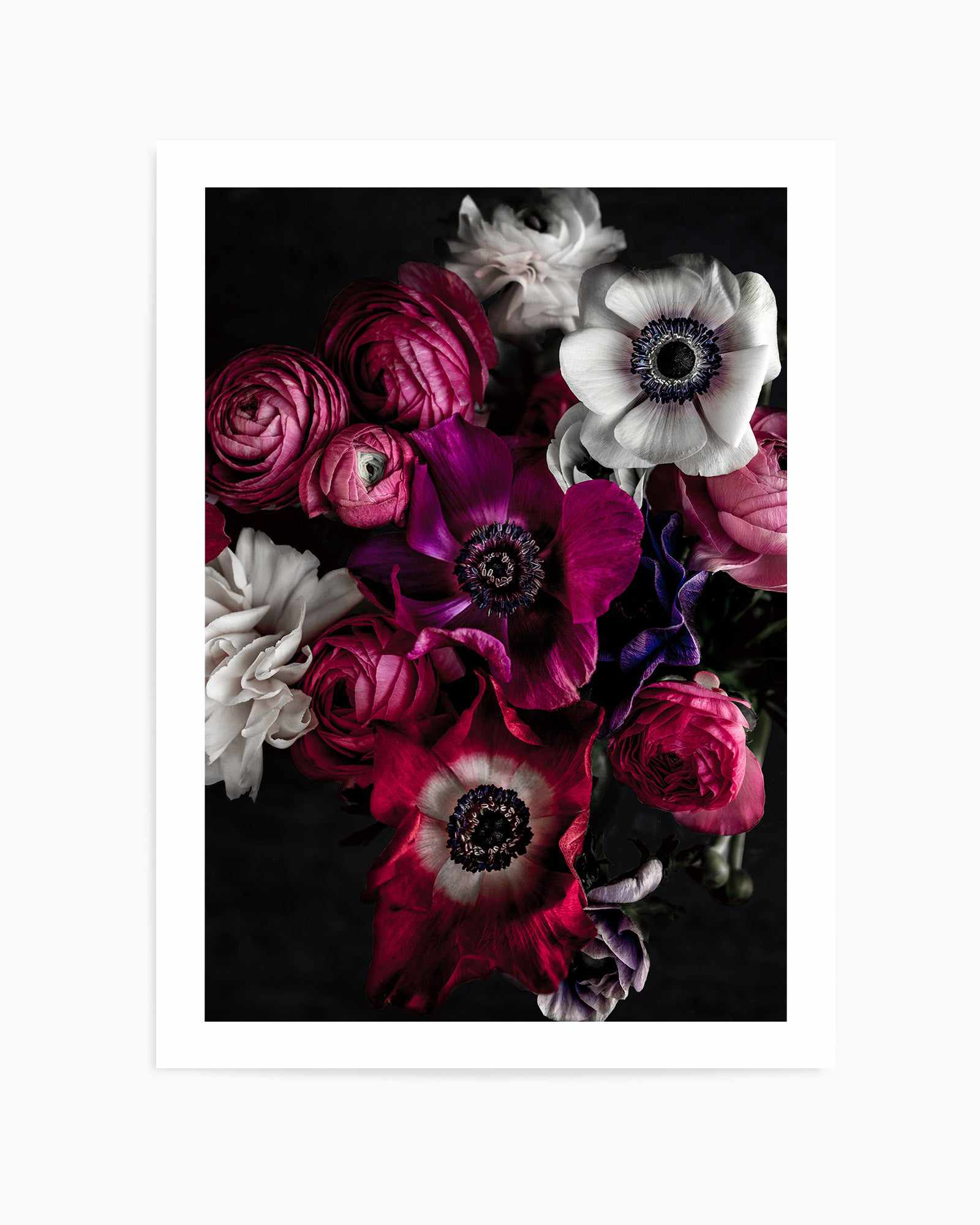 Dark Flowers 1 By Mareiker Bohmer | Art Print from Olive et Oriel where you can shop wallpaper and artworks online