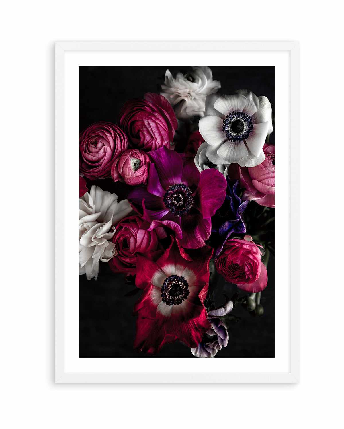 Dark Flowers 1 By Mareiker Bohmer | Art Print from Olive et Oriel where you can shop wallpaper and artworks online