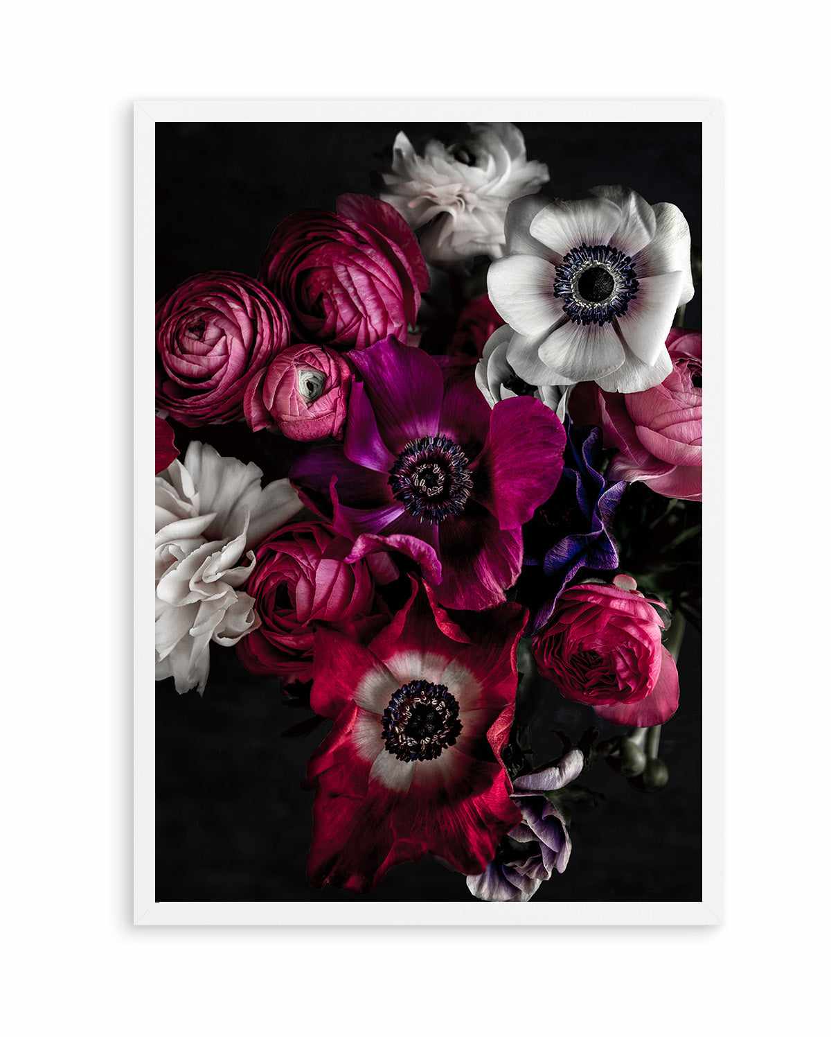 Dark Flowers 1 By Mareiker Bohmer | Art Print from Olive et Oriel where you can shop wallpaper and artworks online