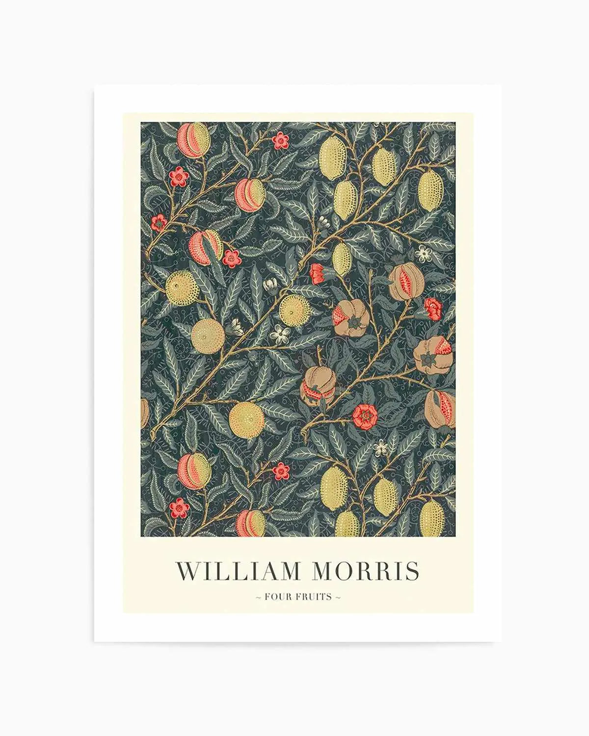 Dark Fruits by William Morris Art Print from Olive et Oriel where you can shop wallpaper and artworks online