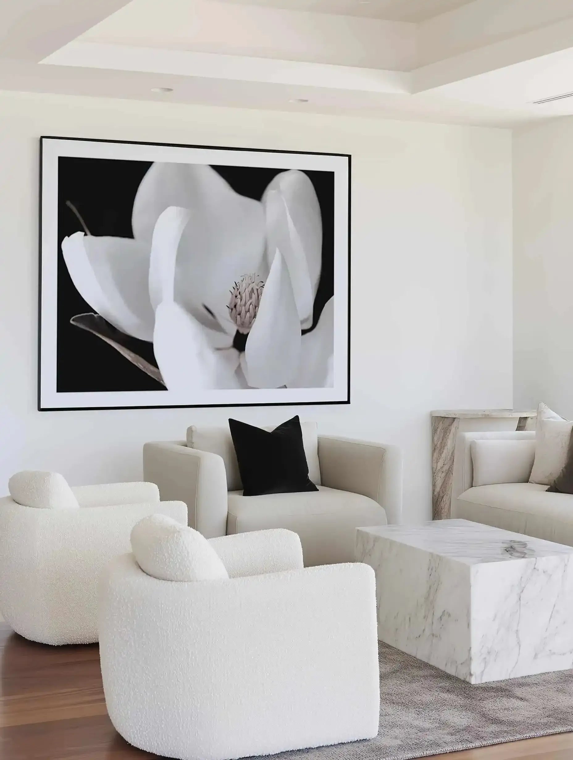 Dark Magnolia I | LS Art Print from Olive et Oriel where you can shop wallpaper and artworks online