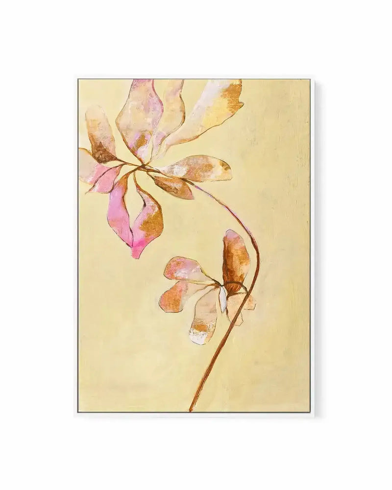 Darling Pink by Design Fabrikken | Framed Canvas Art Print from Olive et Oriel where you can shop wallpaper and artworks online