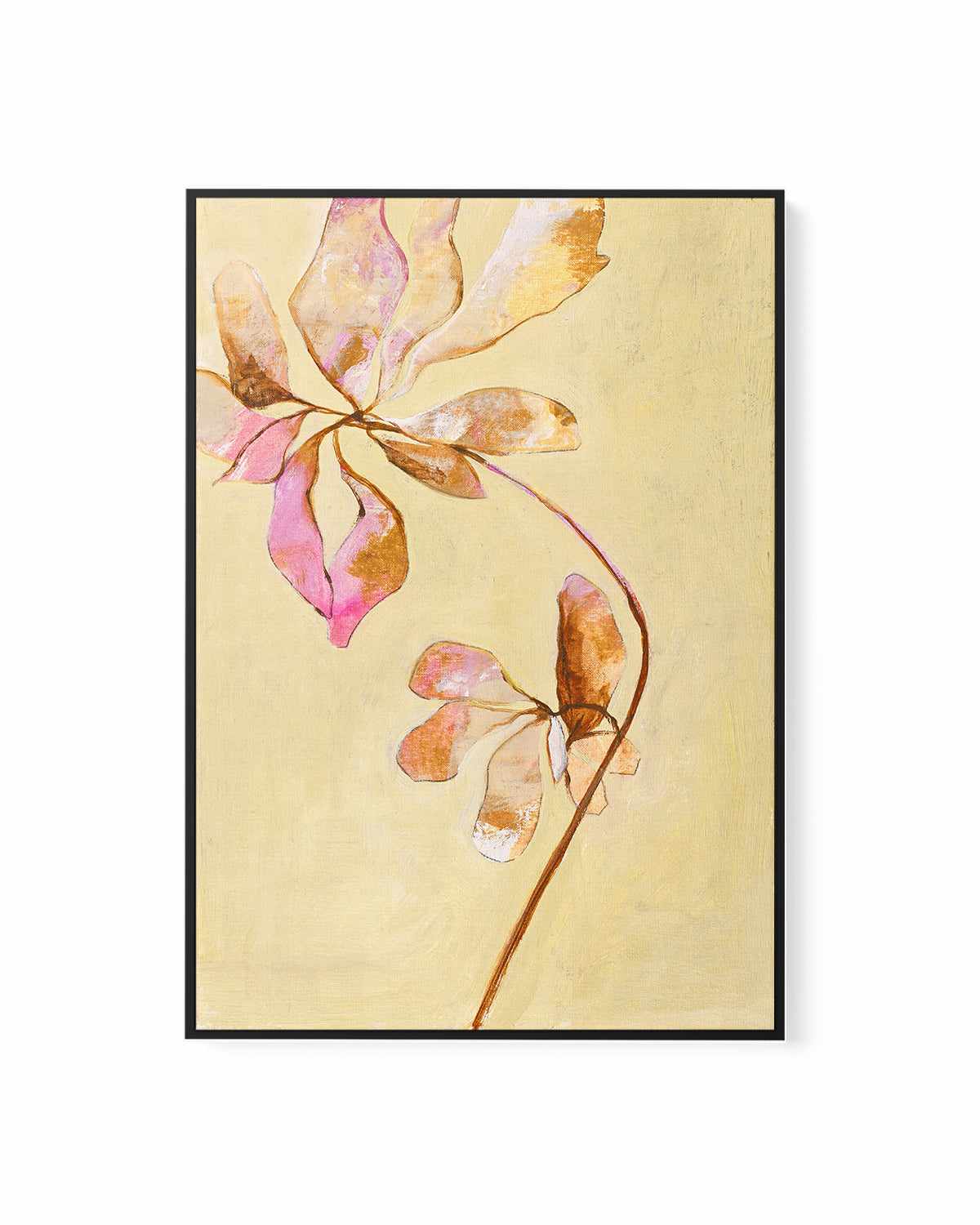 Darling Pink by Design Fabrikken | Framed Canvas Art Print