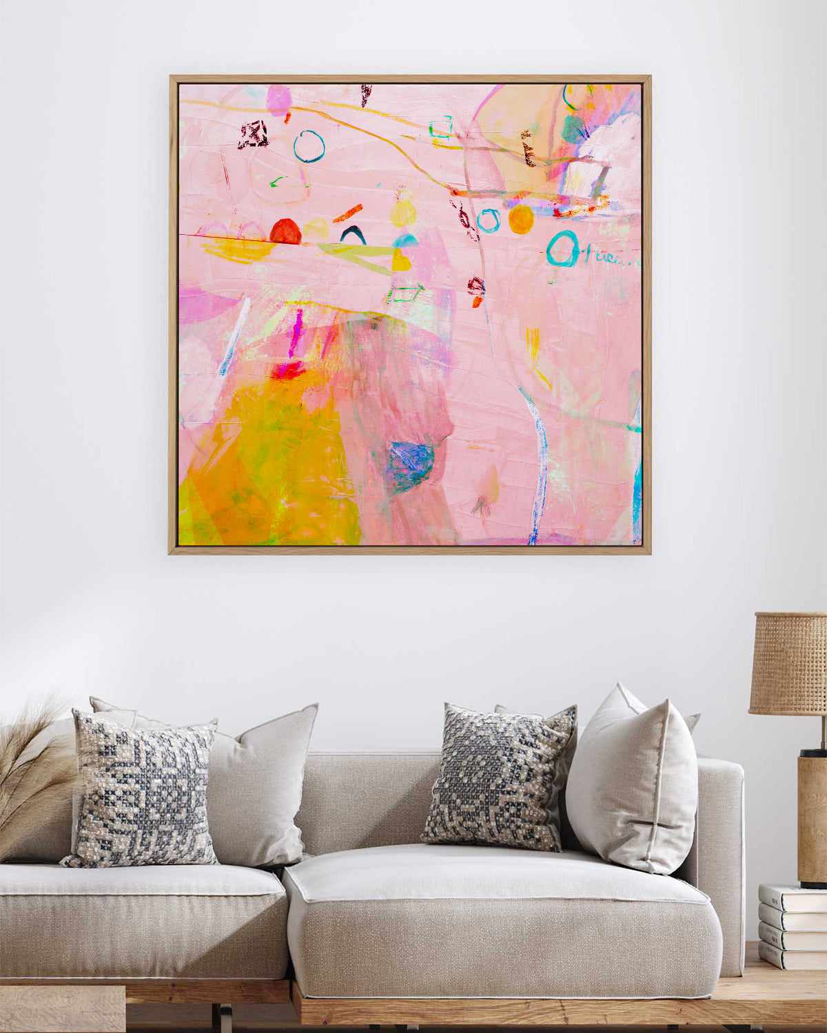 Dash by Antonia Tzenova | Framed Canvas Art Print