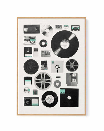 Data By Florent Bodart | Framed Canvas Art Print from Olive et Oriel where you can shop wallpaper and artworks online