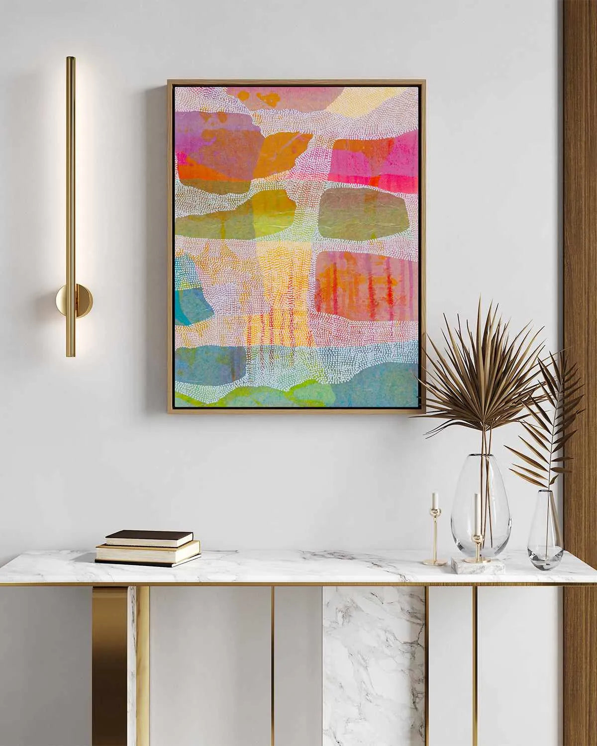Dawn I by Laura Oczós | Framed Canvas Art Print from Olive et Oriel where you can shop wallpaper and artworks online