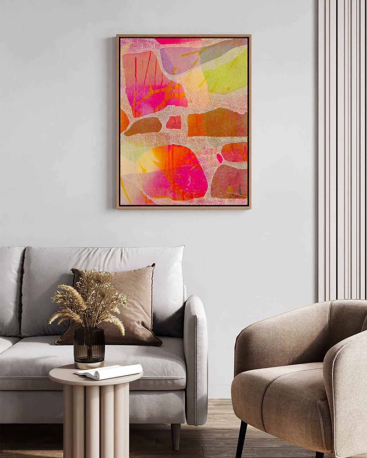 Dawn II by Laura Oczós | Framed Canvas Art Print from Olive et Oriel where you can shop wallpaper and artworks online