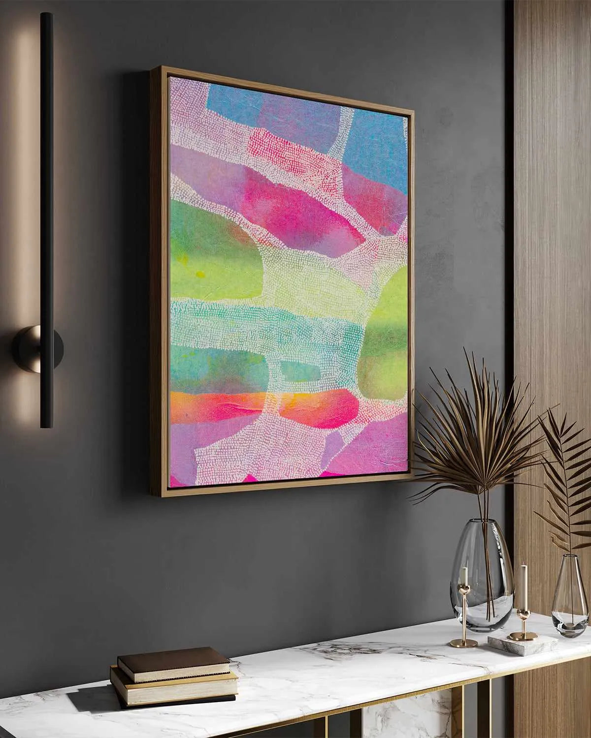 Dawn III by Laura Oczós | Framed Canvas Art Print from Olive et Oriel where you can shop wallpaper and artworks online