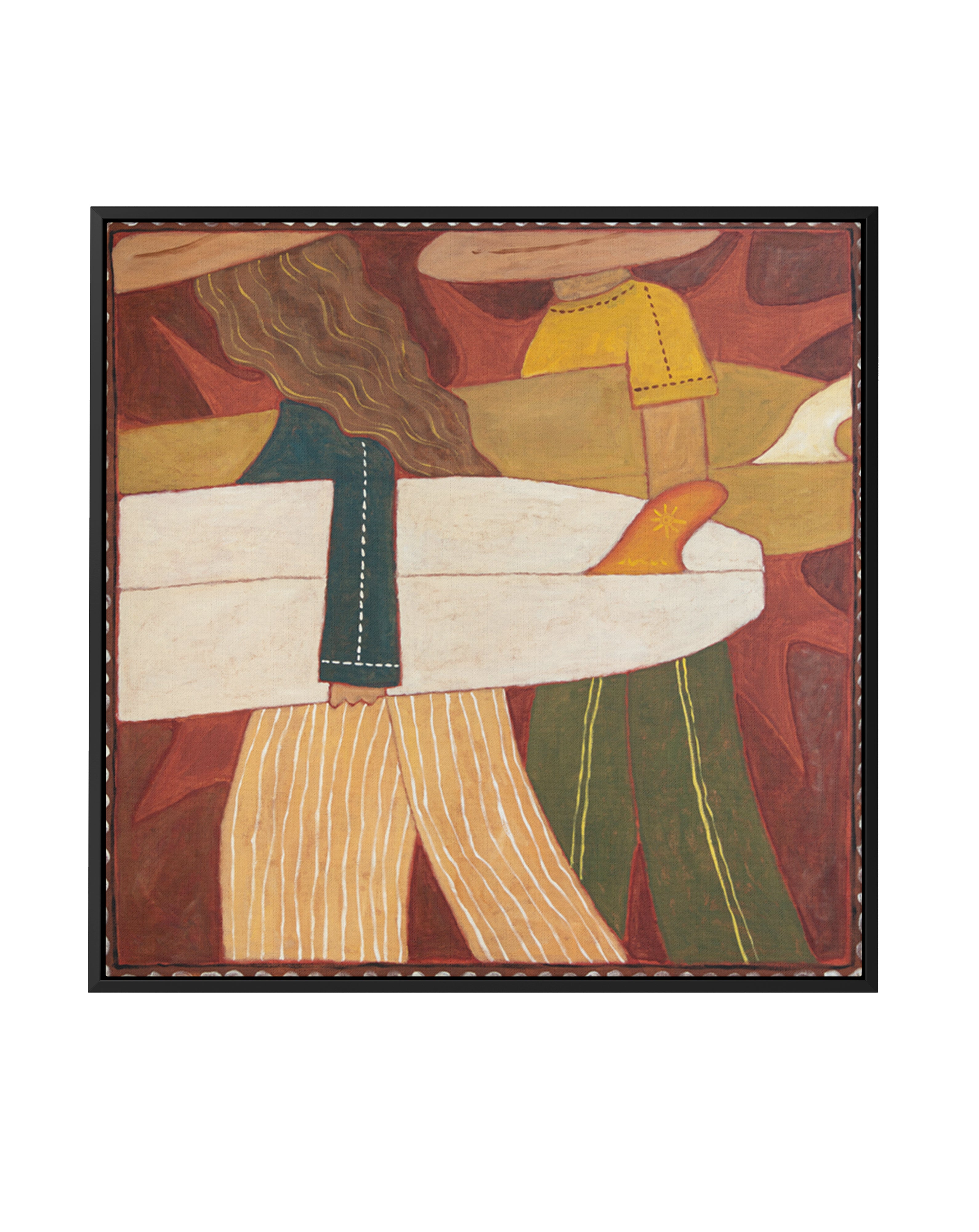 Dawn Patrol by Erin Champ | Framed Canvas Art Print