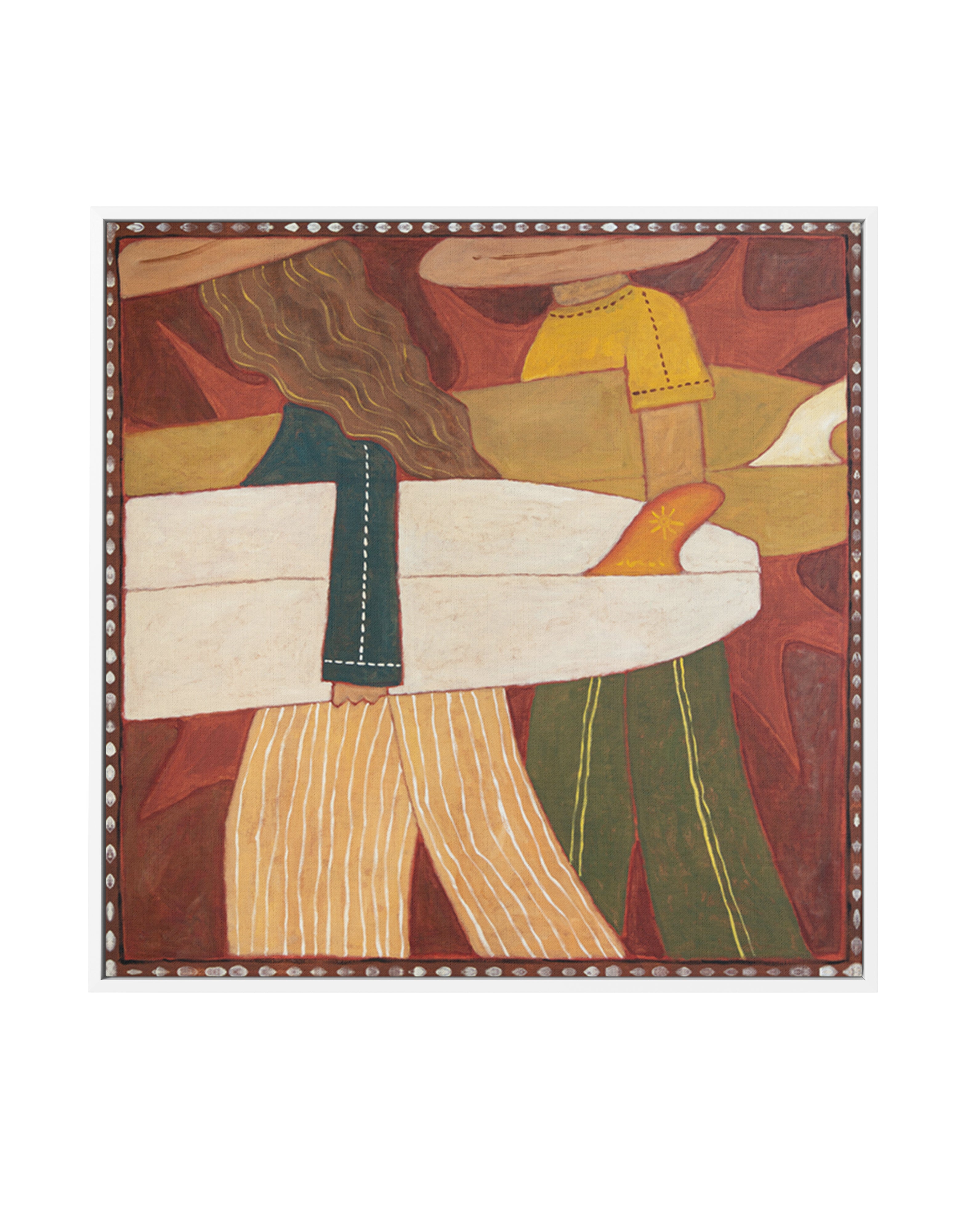 Dawn Patrol by Erin Champ | Framed Canvas Art Print