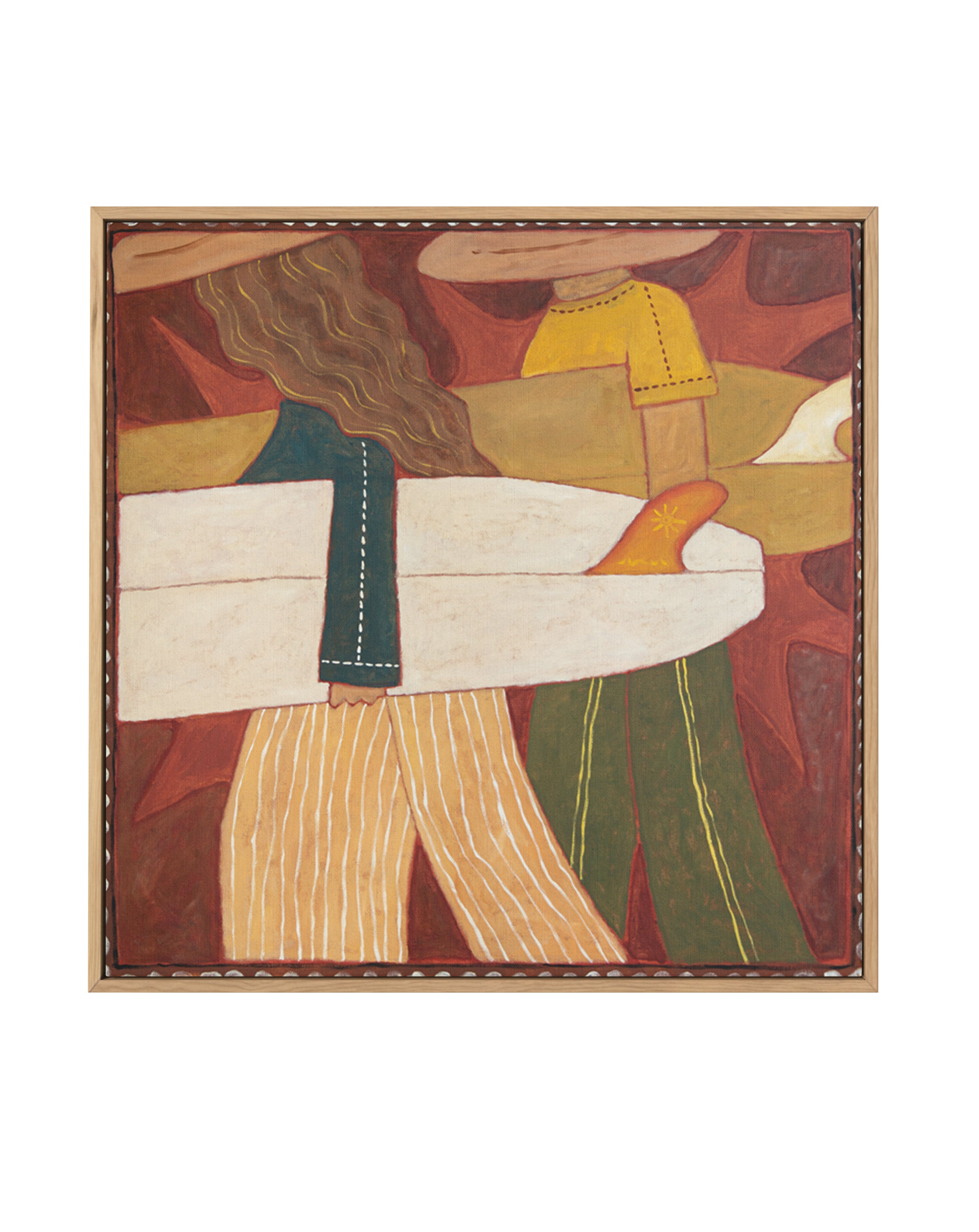 Dawn Patrol by Erin Champ | Framed Canvas Art Print