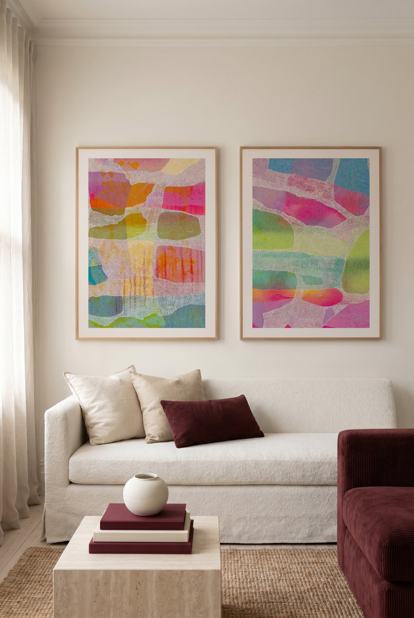 Dawn I & III by Laura Oczós Art Print Set of 2 | Matching Wall Art