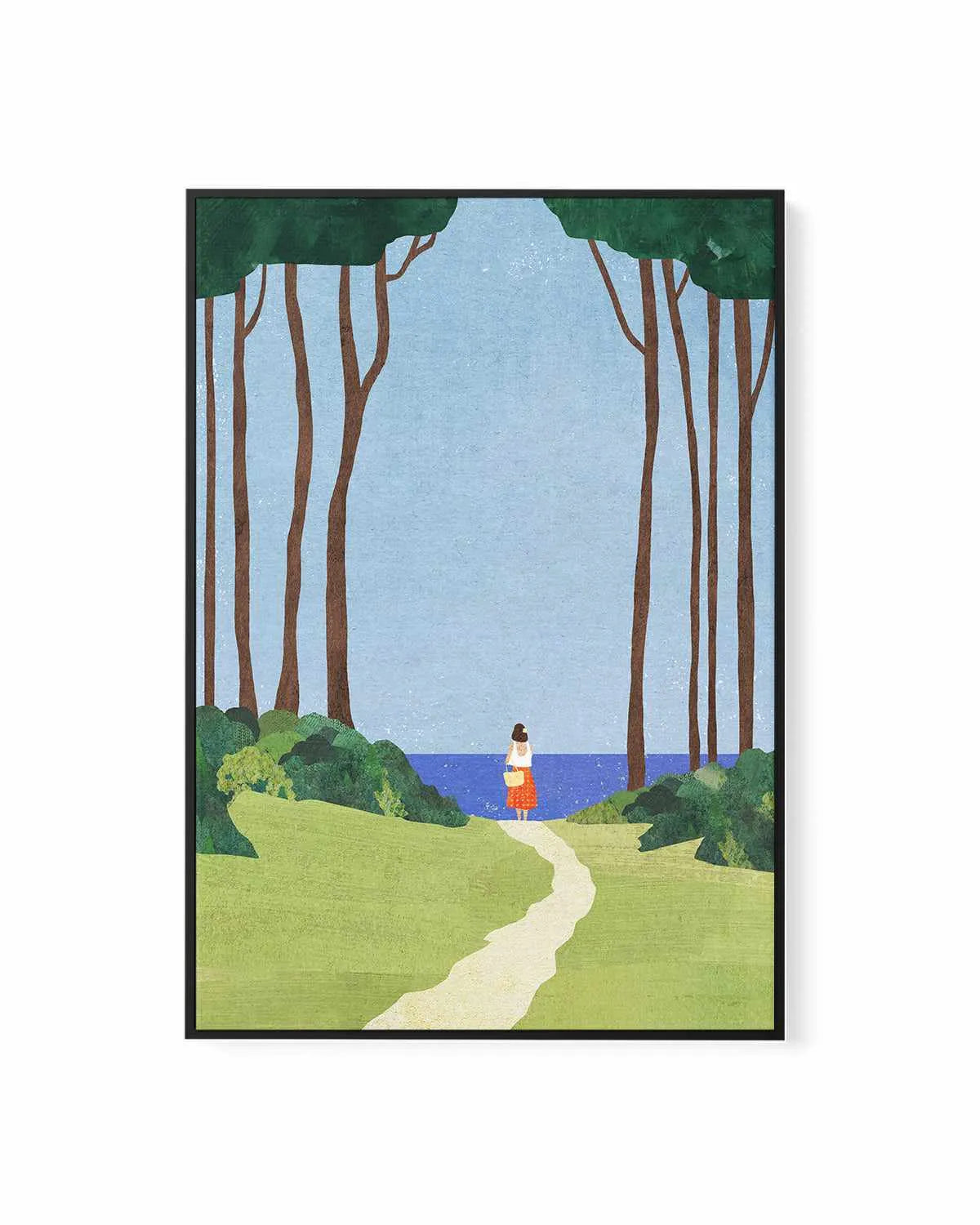 Day Trip by Henry Rivers | Framed Canvas Art Print from Olive et Oriel where you can shop wallpaper and artworks online
