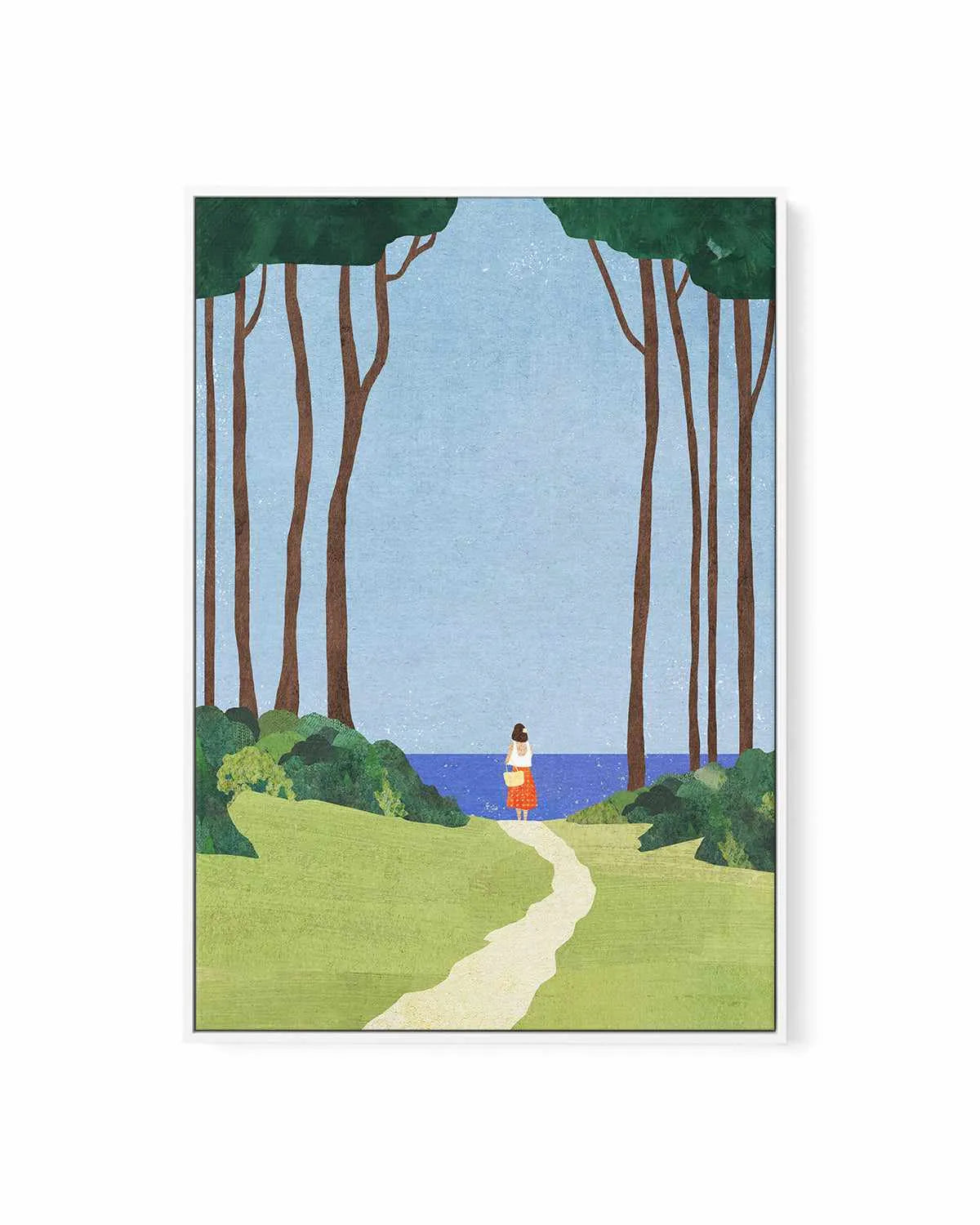 Day Trip by Henry Rivers | Framed Canvas Art Print from Olive et Oriel where you can shop wallpaper and artworks online
