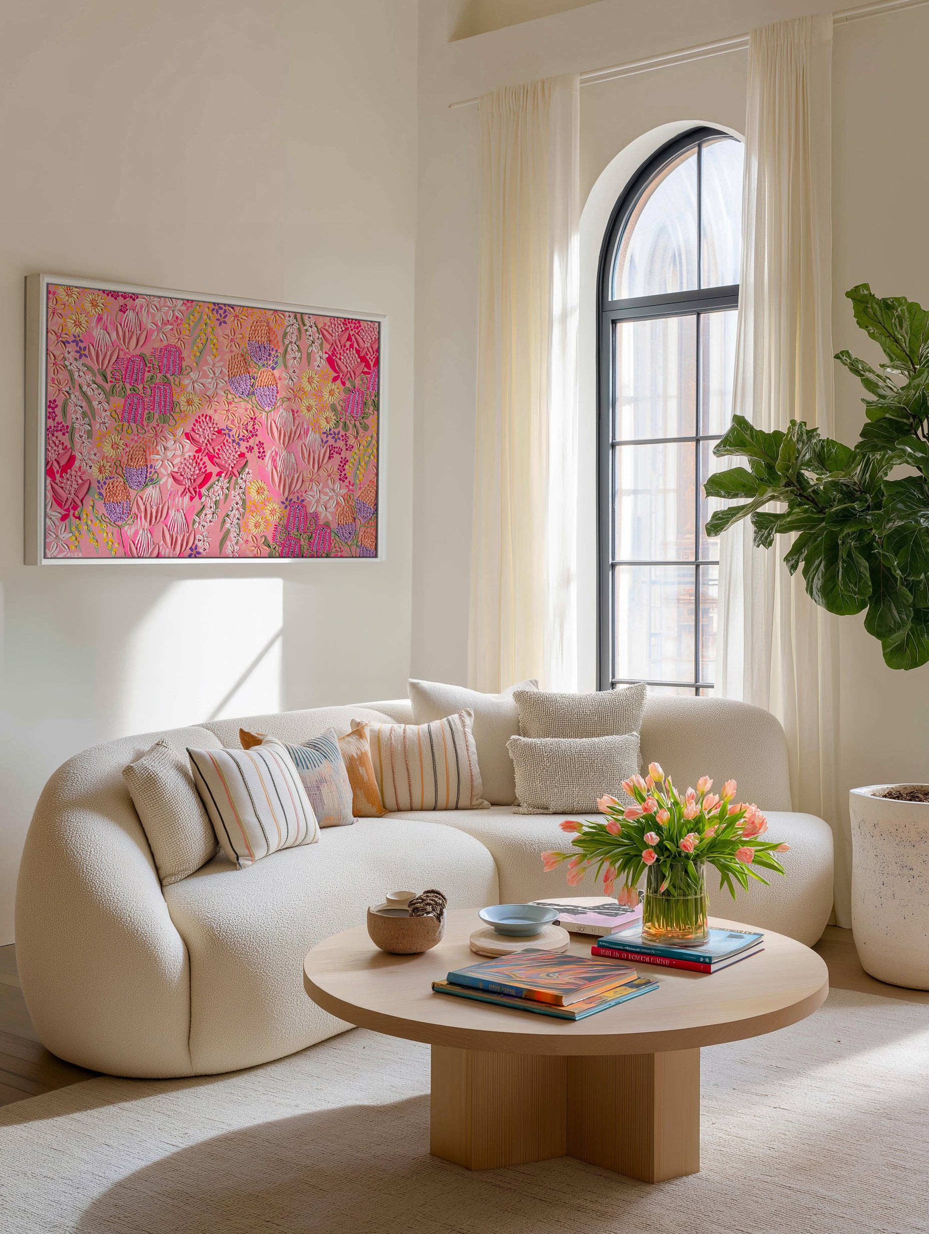 Day Dreamer by Alex Mason | Framed Canvas Art Print from Olive et Oriel where you can shop wallpaper and artworks online