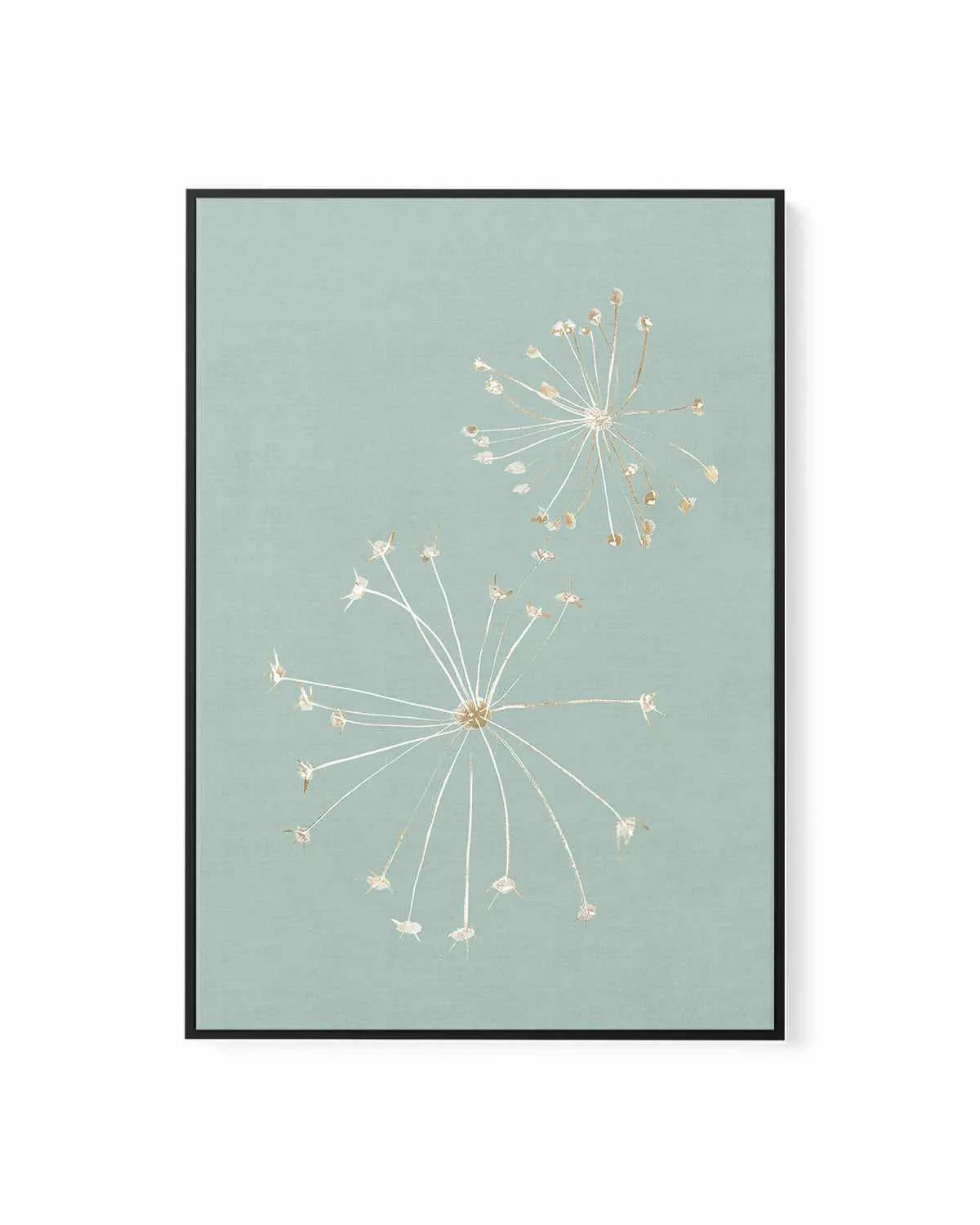 Daylight Dandelions | Framed Canvas Art Print from Olive et Oriel where you can shop wallpaper and artworks online