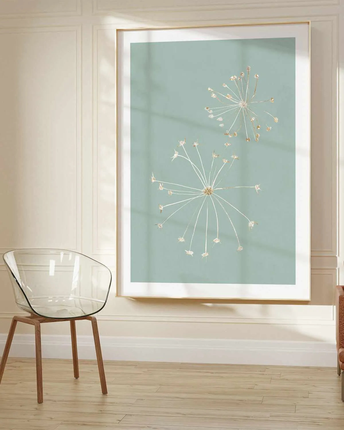 Daylight Dandelions Art Print from Olive et Oriel where you can shop wallpaper and artworks online