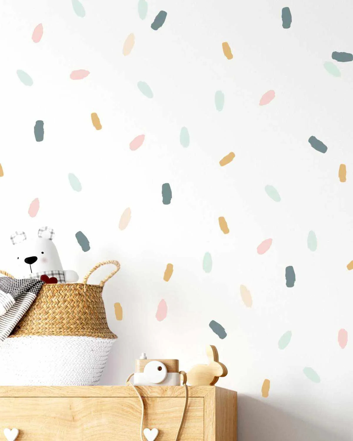 Decal 'Colour Chart' Sample Pack-Decals-Olive et Oriel-Decorate your kids bedroom wall decor with removable wall decals, these fabric kids decals are a great way to add colour and update your children's bedroom. Available as girls wall decals or boys wall decals, there are also nursery decals.