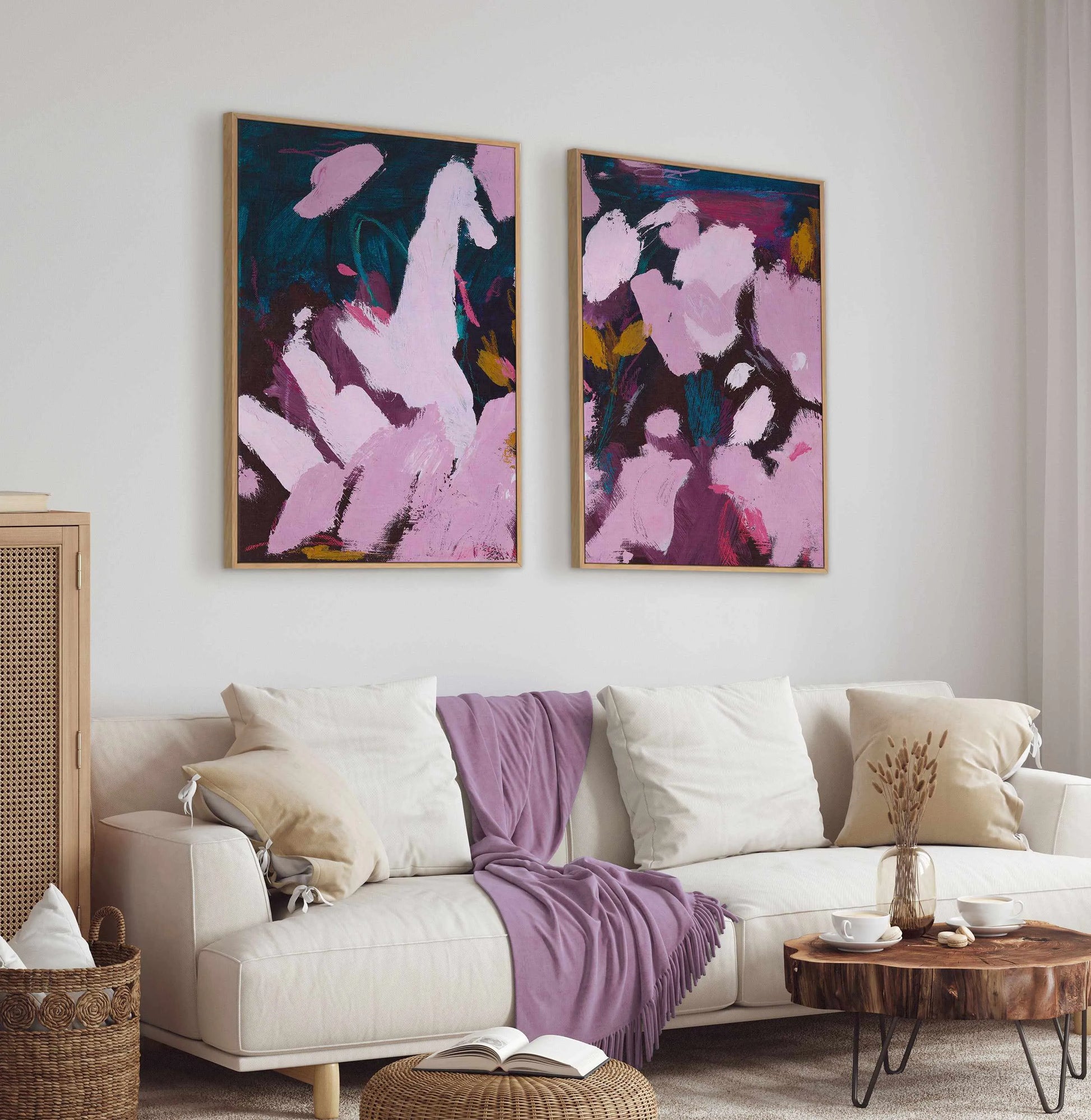 Deconstructed Candy I PT by Alicia Benetatos | Framed Canvas Art Print from Olive et Oriel where you can shop wallpaper and artworks online