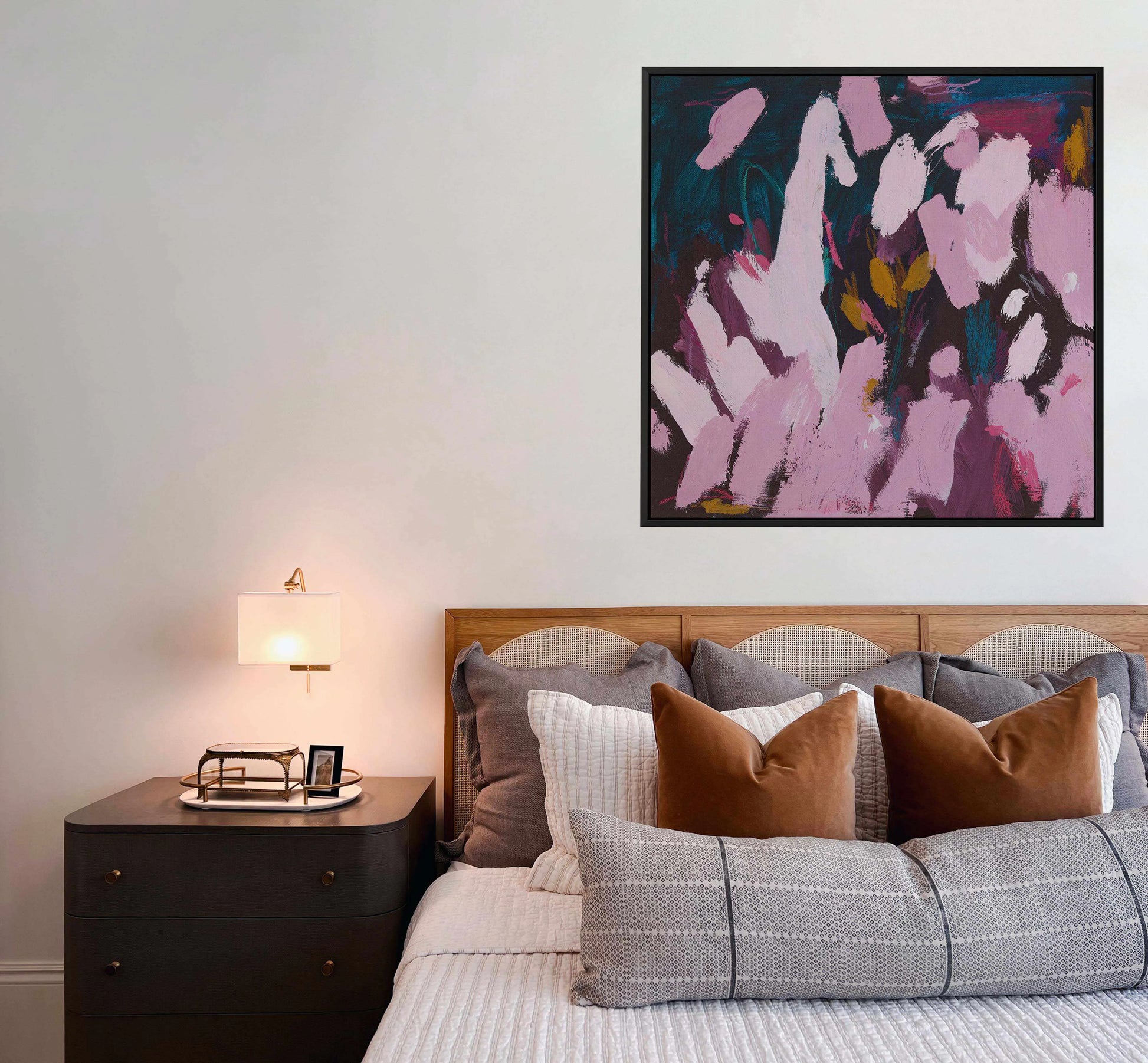 Deconstructed Candy by Alicia Benetatos | Framed Canvas Art Print from Olive et Oriel where you can shop wallpaper and artworks online