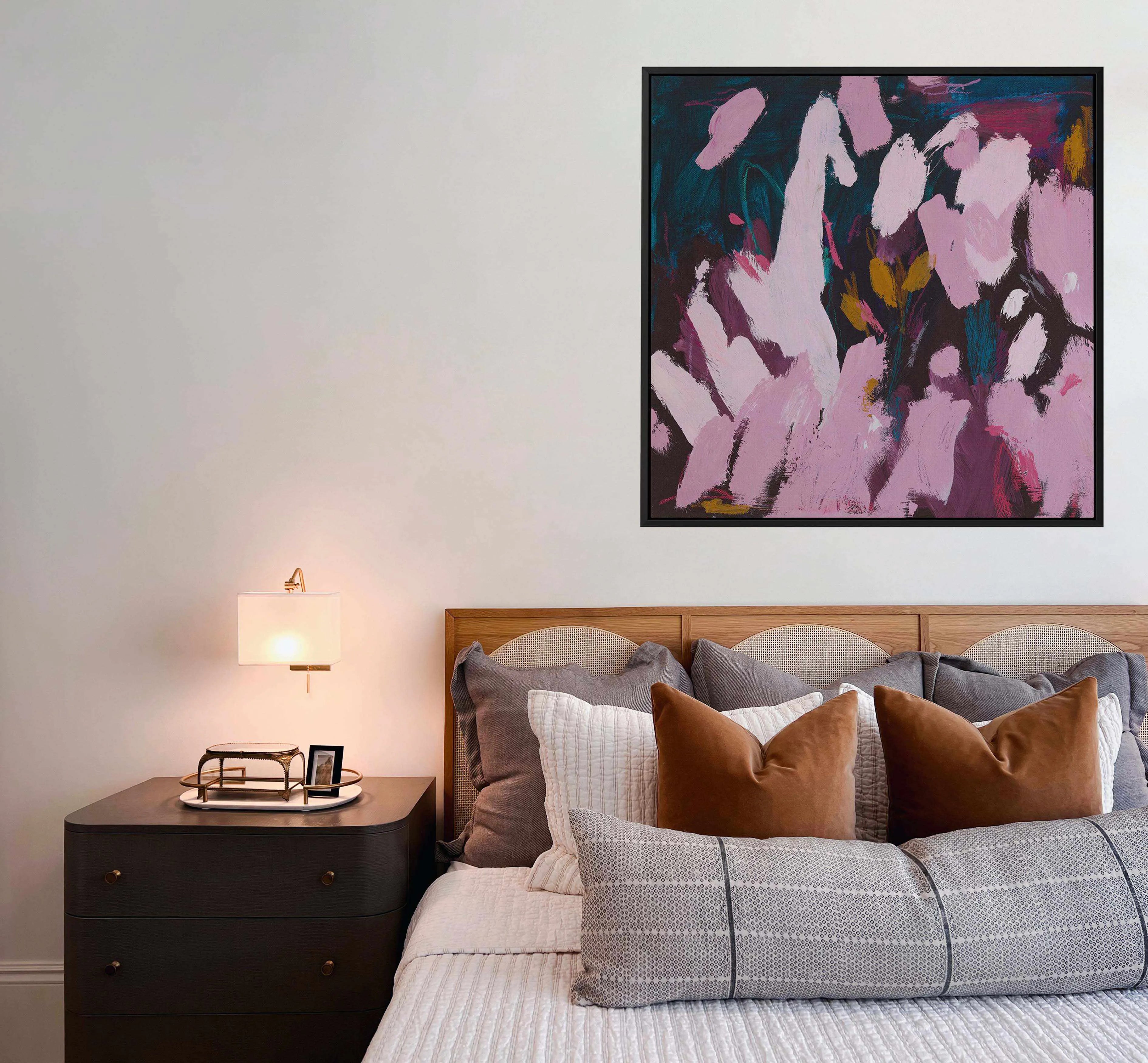 Deconstructed Candy by Alicia Benetatos | Framed Canvas Art Print from Olive et Oriel where you can shop wallpaper and artworks online