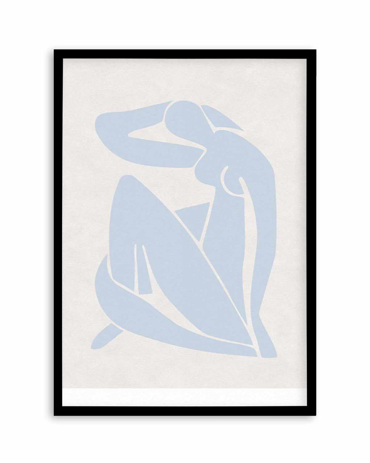 Decoupes Femme | Blue Art Print