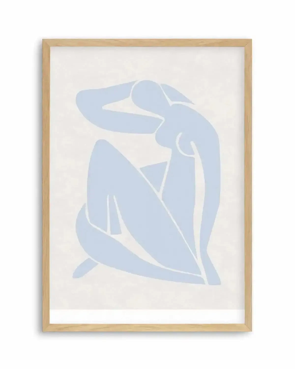 Decoupes Femme | Blue Art Print from Olive et Oriel where you can shop wallpaper and artworks online