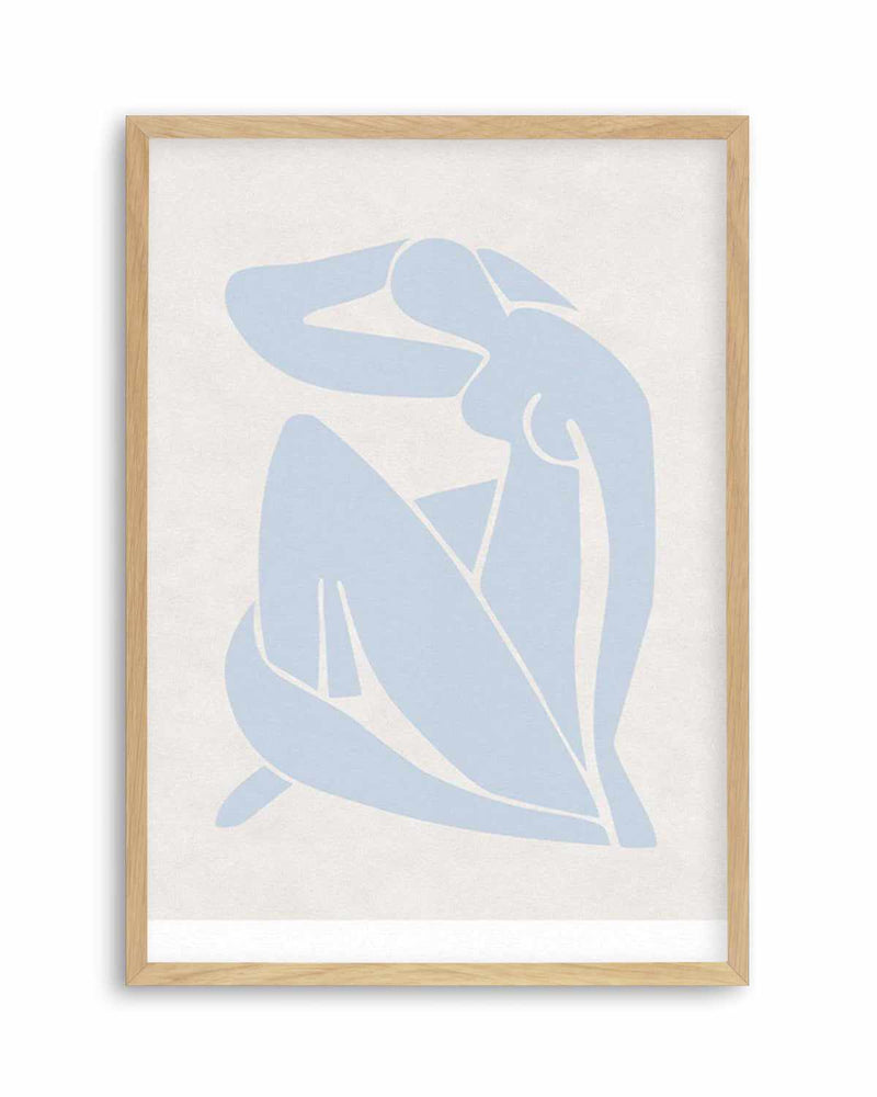 Decoupes Femme | Blue Art Print