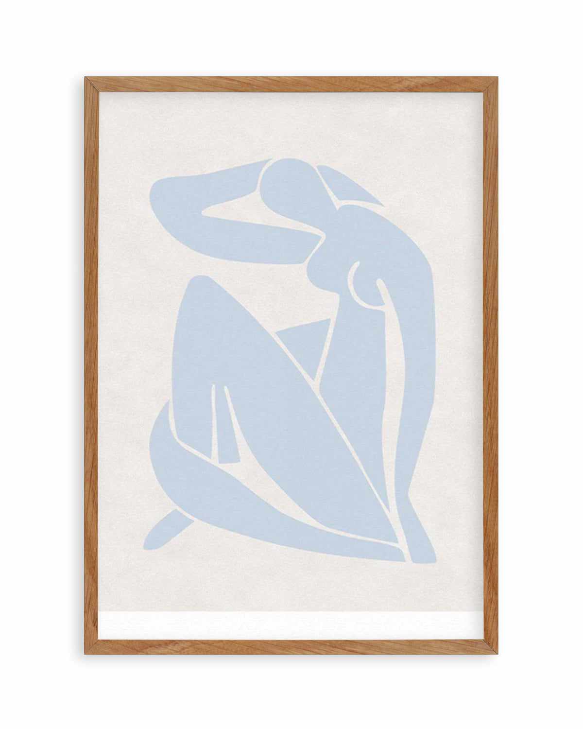 Decoupes Femme | Blue Art Print