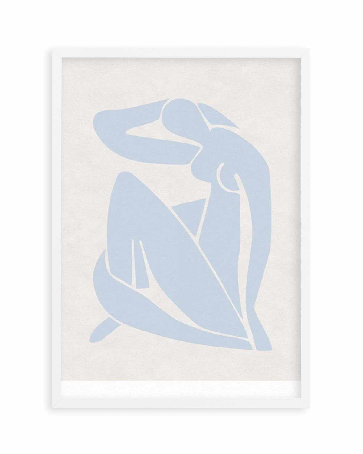 Decoupes Femme | Blue Art Print