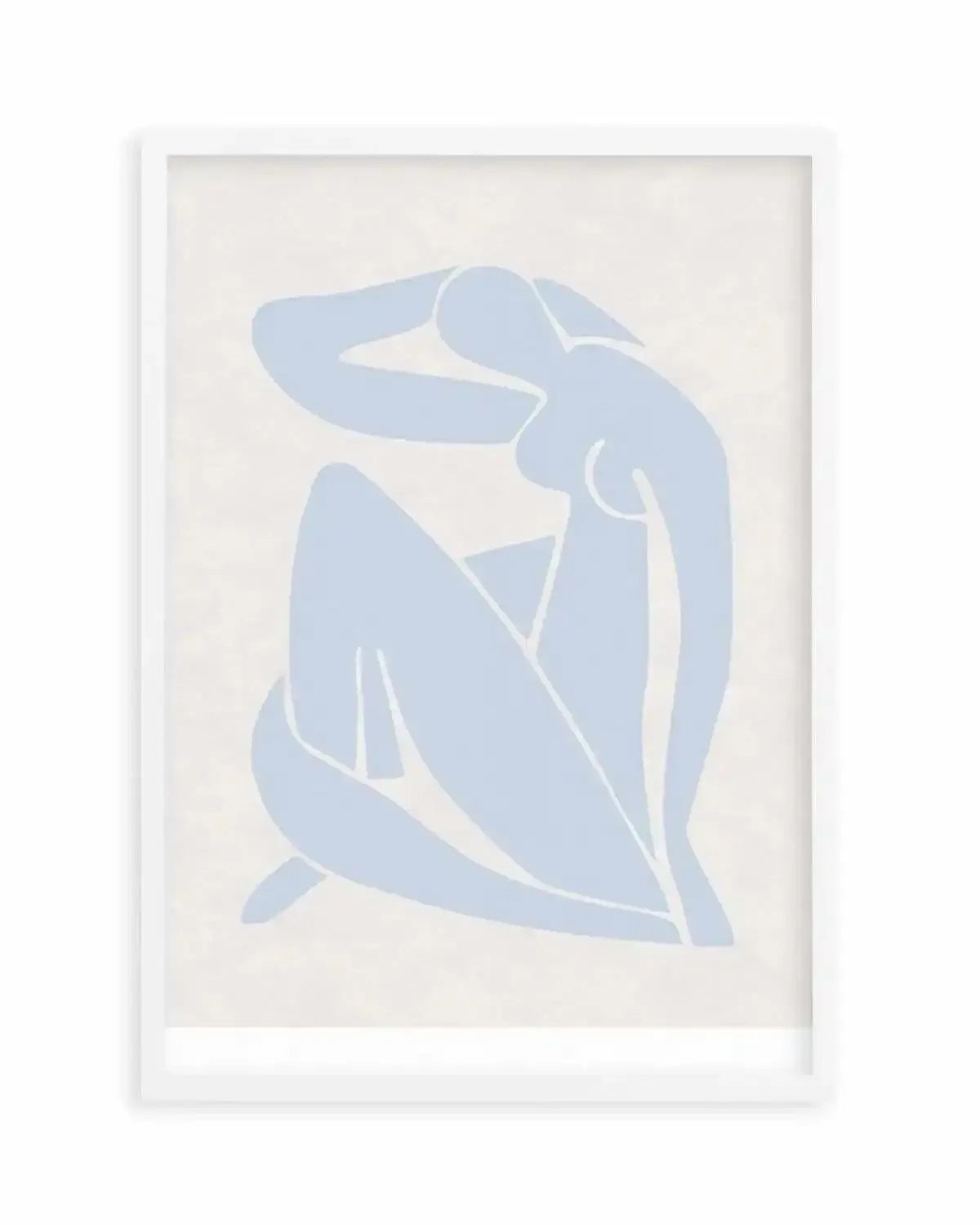 Decoupes Femme | Blue Art Print from Olive et Oriel where you can shop wallpaper and artworks online