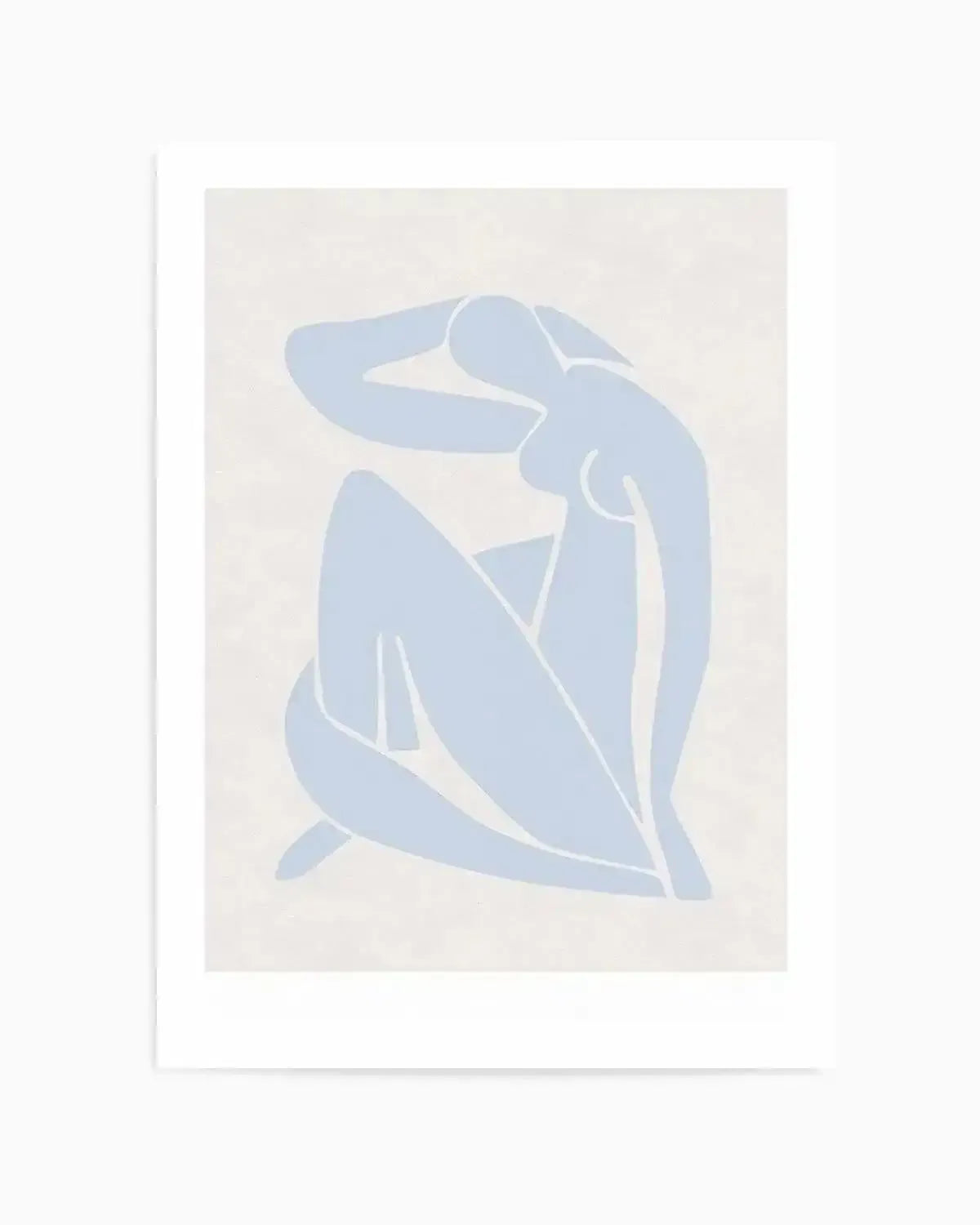 Decoupes Femme | Blue Art Print from Olive et Oriel where you can shop wallpaper and artworks online