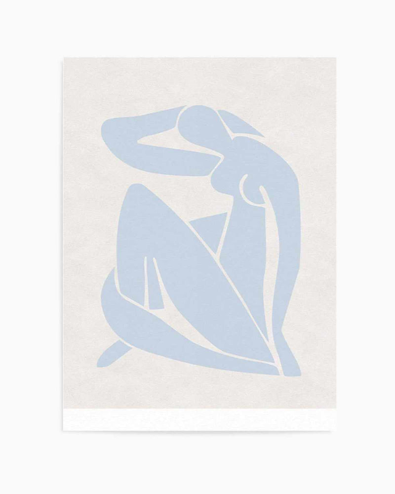 Decoupes Femme | Blue Art Print