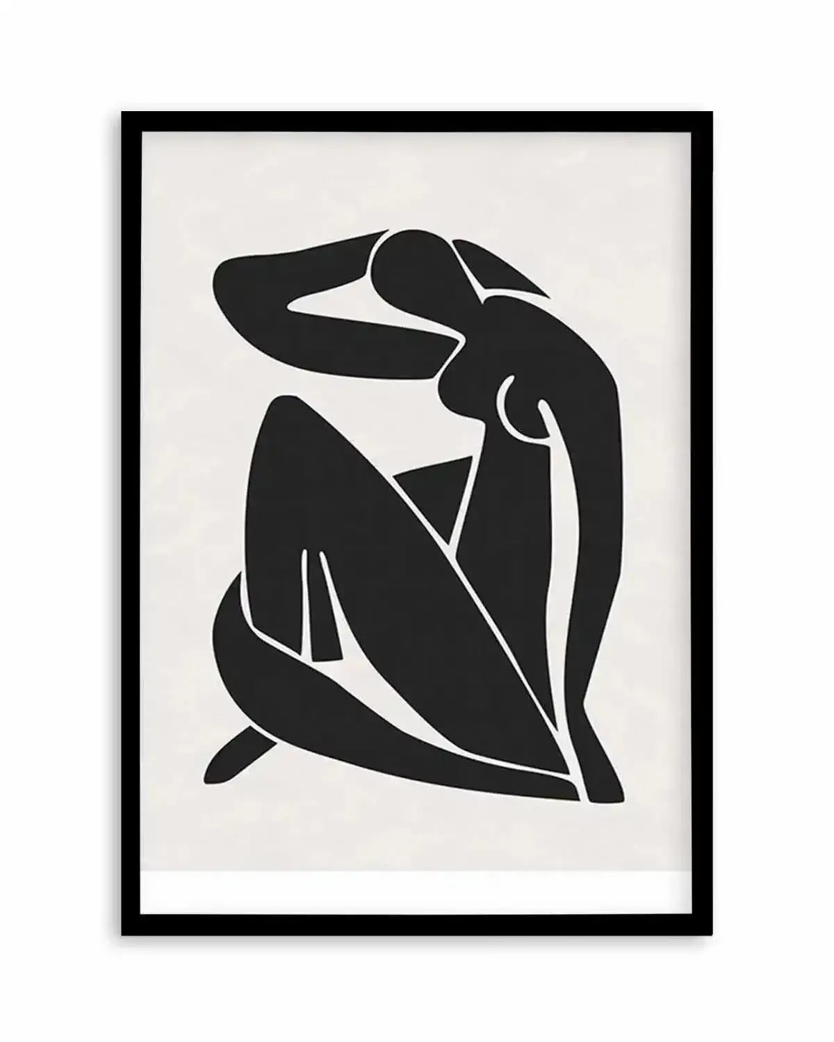 Decoupes Femme | Charcoal Art Print from Olive et Oriel where you can shop wallpaper and artworks online