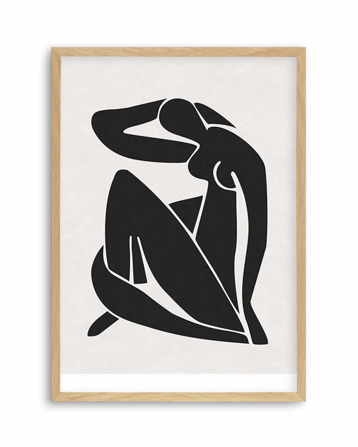 Decoupes Femme | Charcoal Art Print