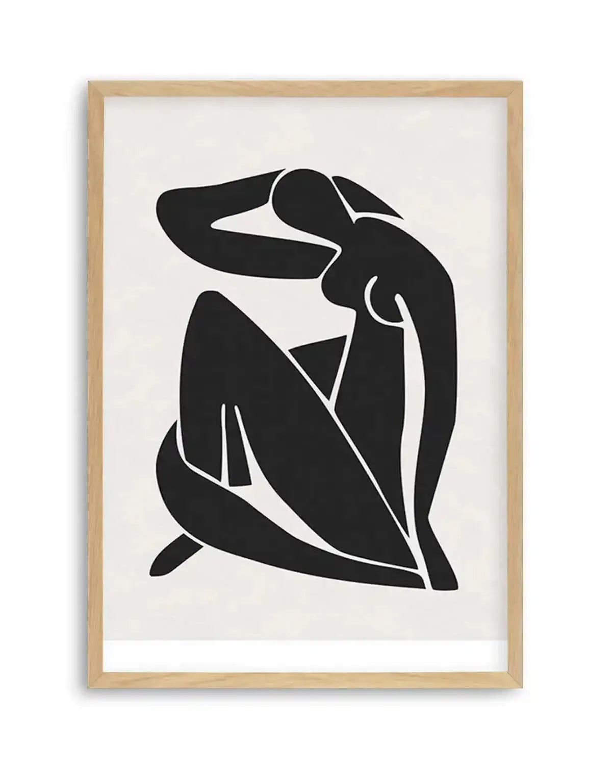 Decoupes Femme | Charcoal Art Print from Olive et Oriel where you can shop wallpaper and artworks online