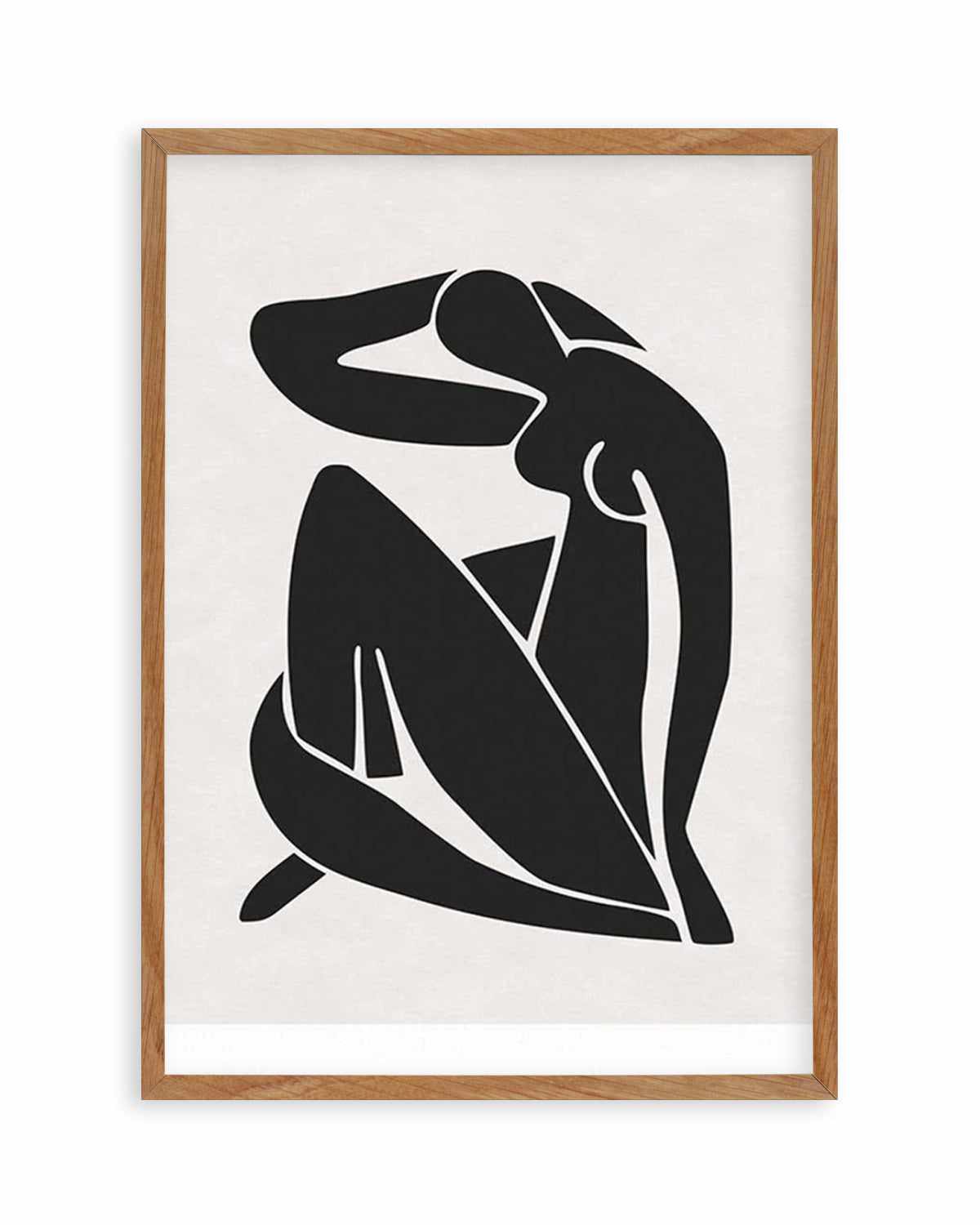 Decoupes Femme | Charcoal Art Print