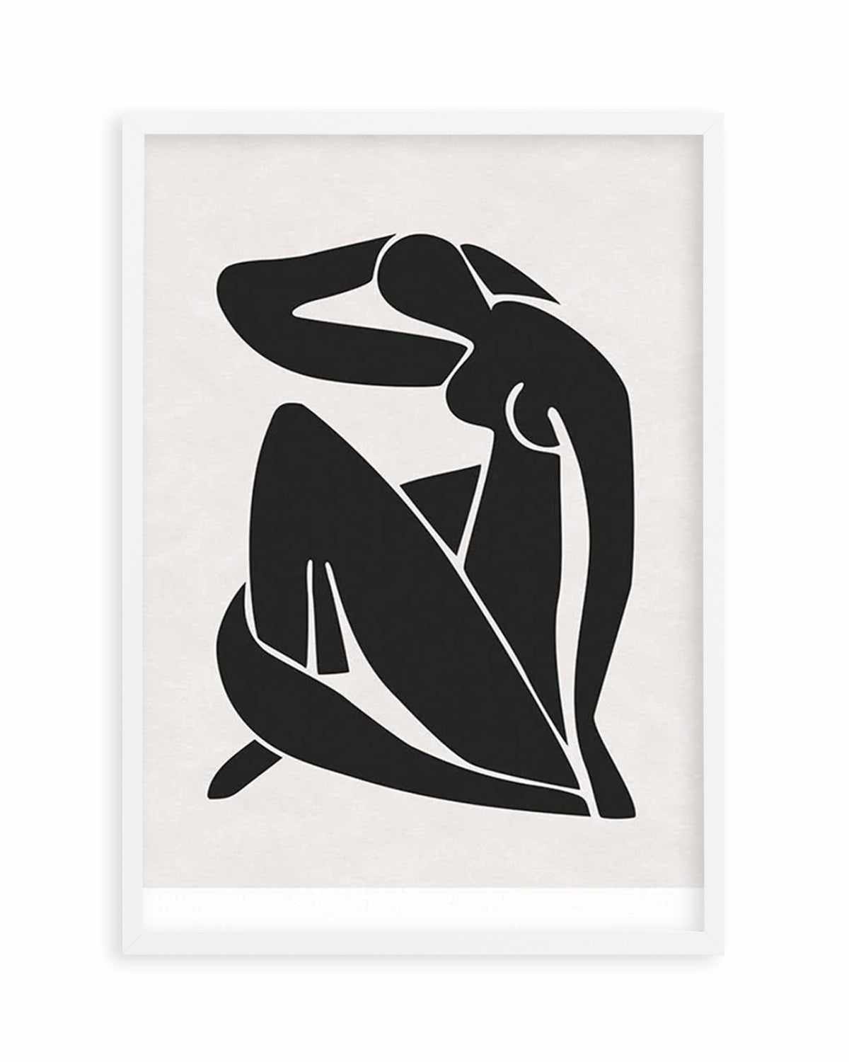 Decoupes Femme | Charcoal Art Print