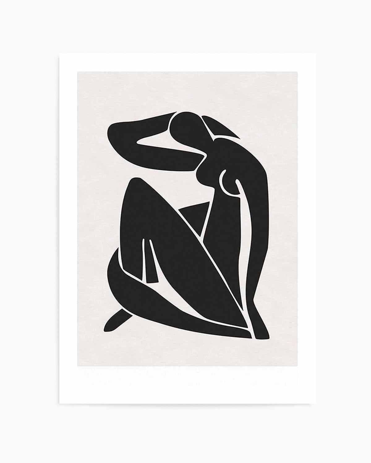 Decoupes Femme | Charcoal Art Print