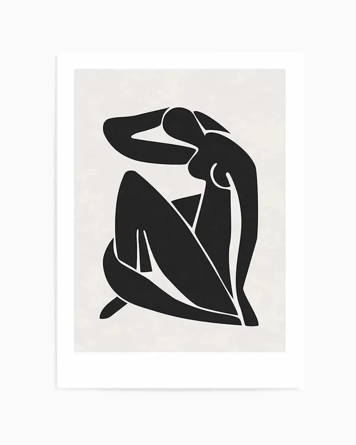 Decoupes Femme | Charcoal Art Print from Olive et Oriel where you can shop wallpaper and artworks online