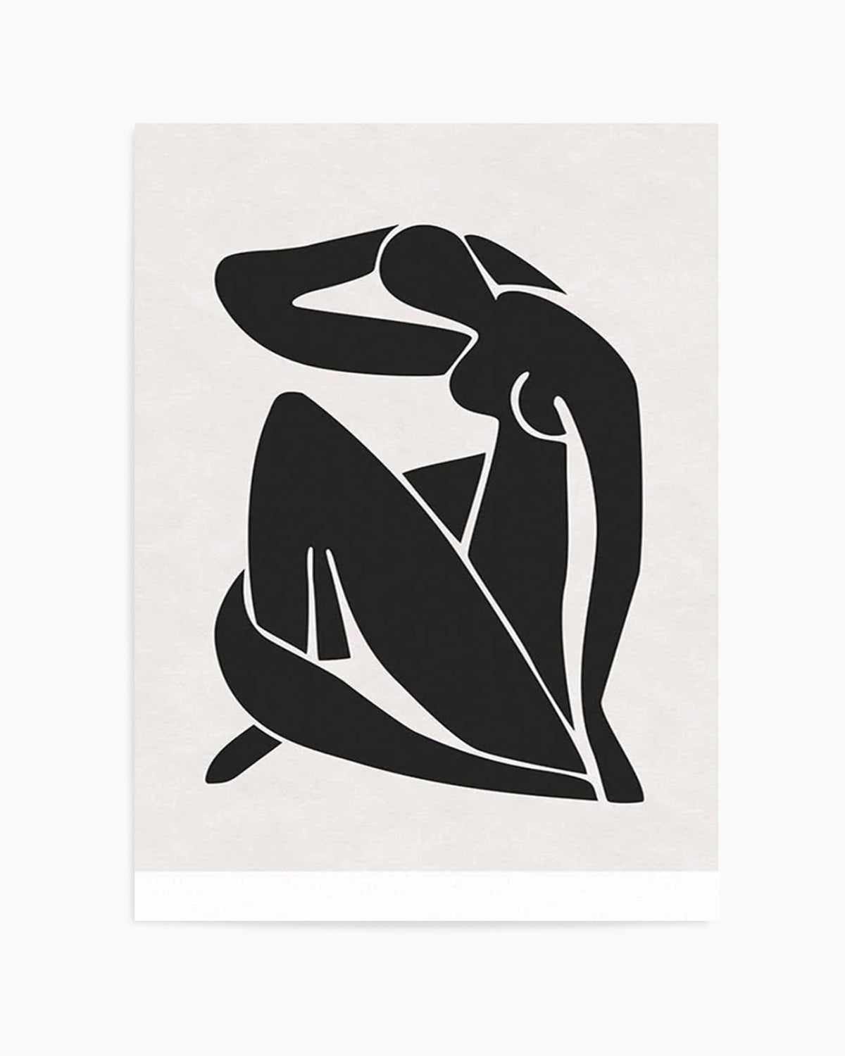 Decoupes Femme | Charcoal Art Print