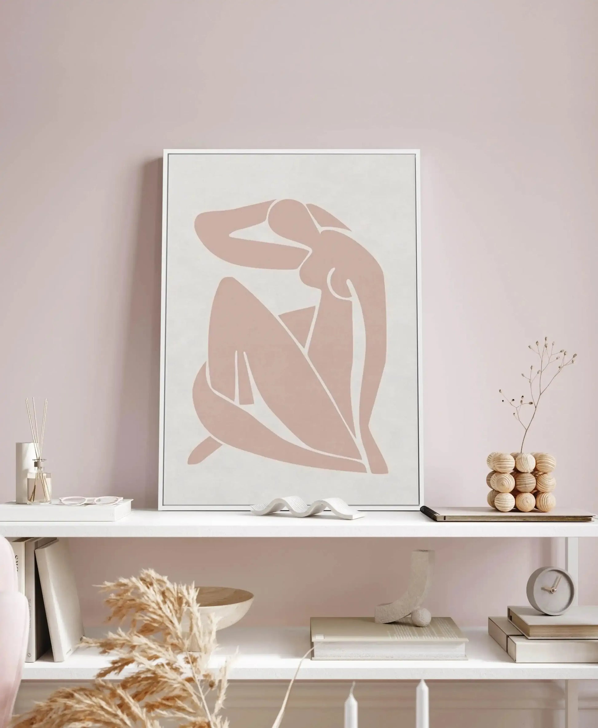 Decoupes Femme | Neutral | Framed Canvas-CANVAS-You can shop wall art online with Olive et Oriel for everything from abstract art to fun kids wall art. Our beautiful modern art prints and canvas art are available from large canvas prints to wall art paintings and our proudly Australian artwork collection offers only the highest quality framed large wall art and canvas art Australia - You can buy fashion photography prints or Hampton print posters and paintings on canvas from Olive et Oriel and h