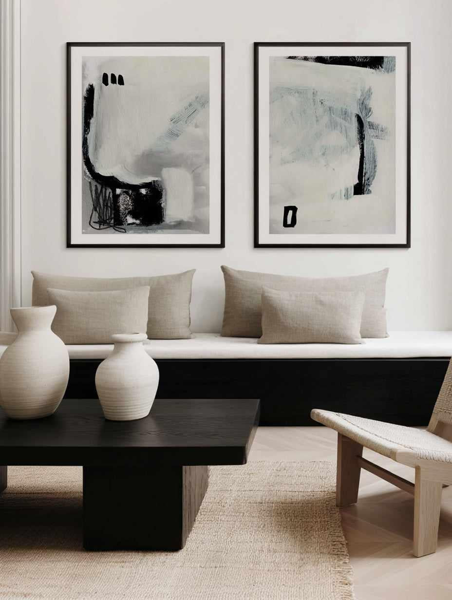 Decoy I & II Art Print Set of 2 | Matching Wall Art from Olive et Oriel where you can shop wallpaper and artworks online